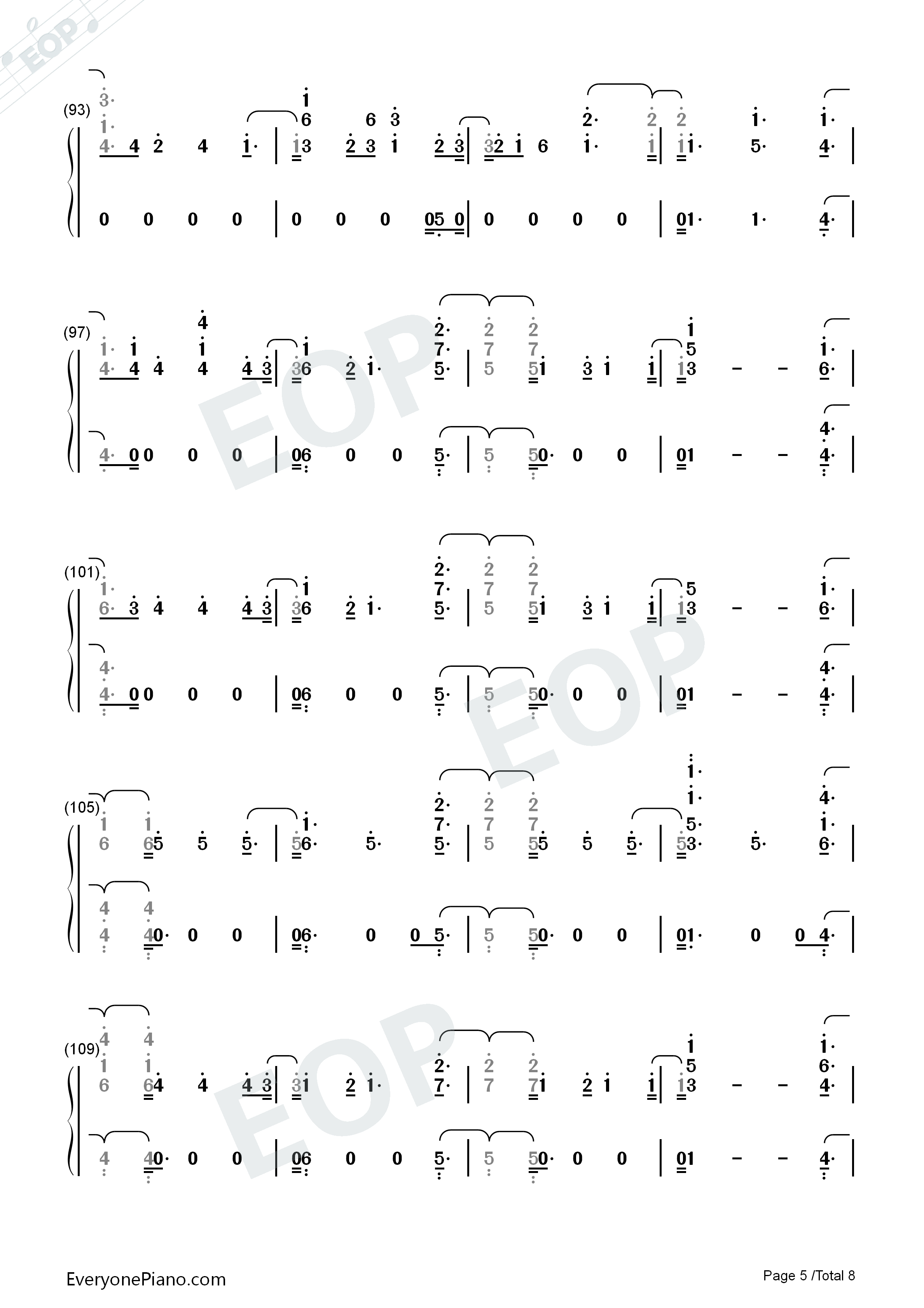 Don't_Say_You_Love_Me钢琴简谱_Fifth_Harmony演唱