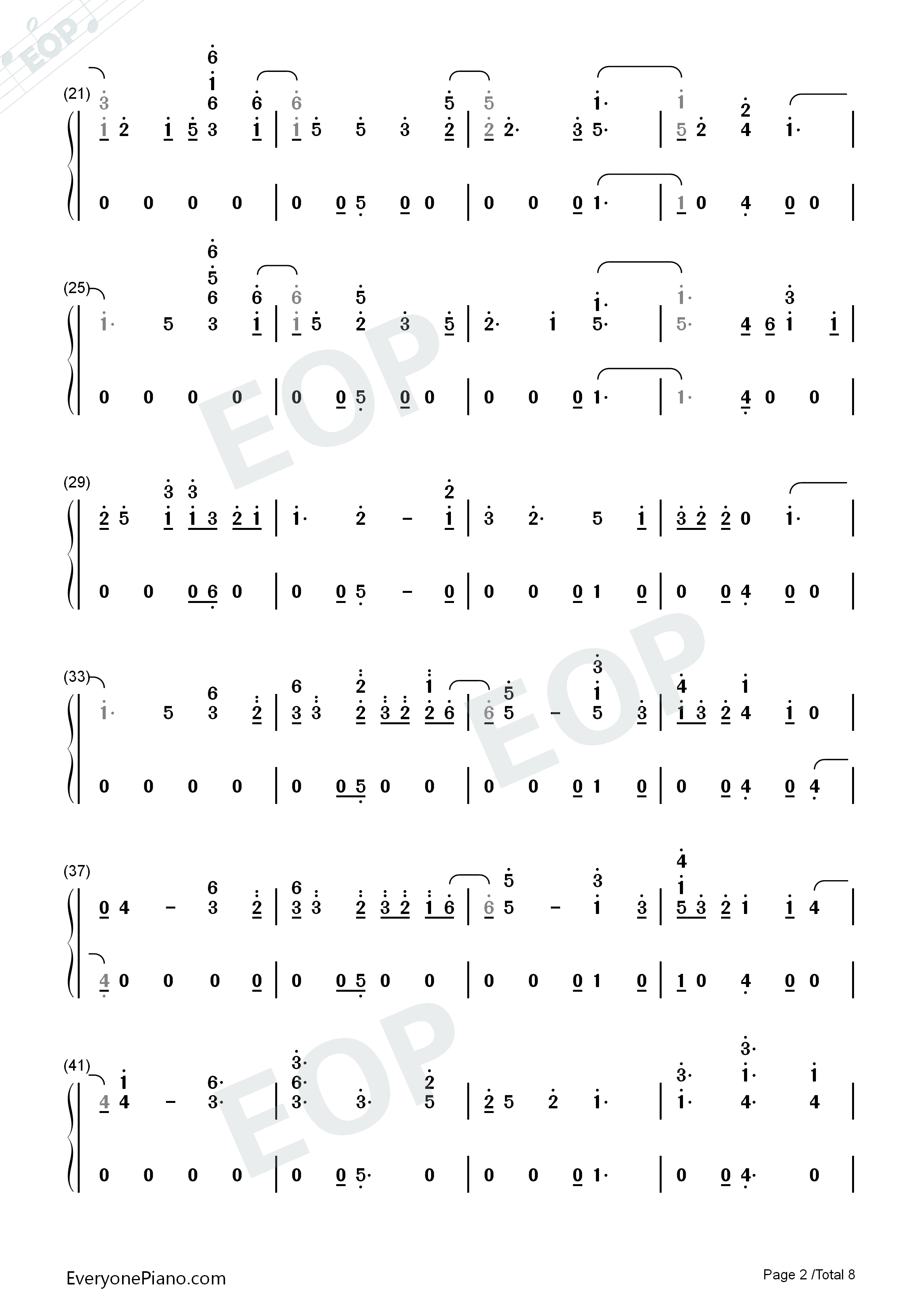 Don't_Say_You_Love_Me钢琴简谱_Fifth_Harmony演唱