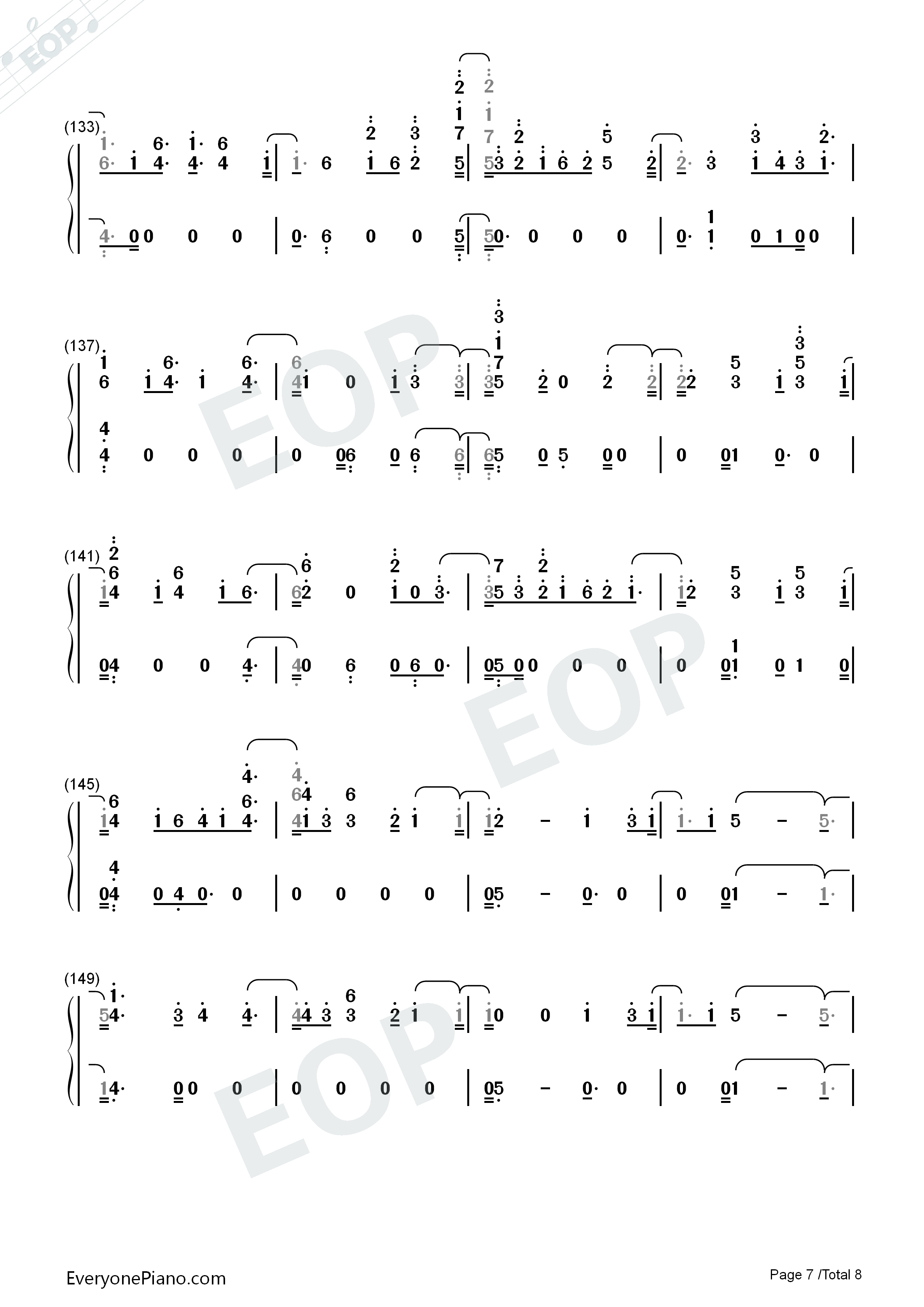 Don't_Say_You_Love_Me钢琴简谱_Fifth_Harmony演唱