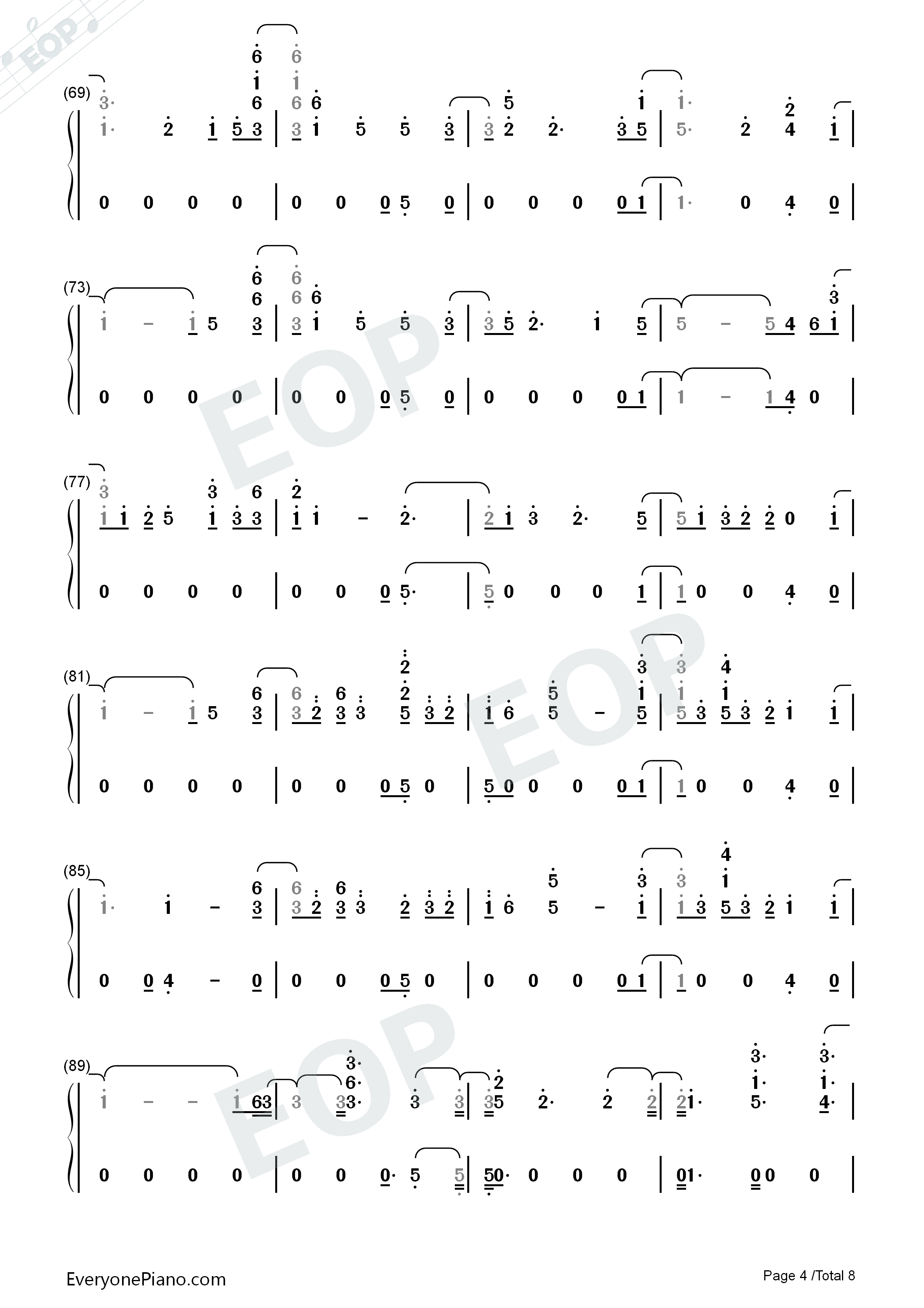 Don't_Say_You_Love_Me钢琴简谱_Fifth_Harmony演唱