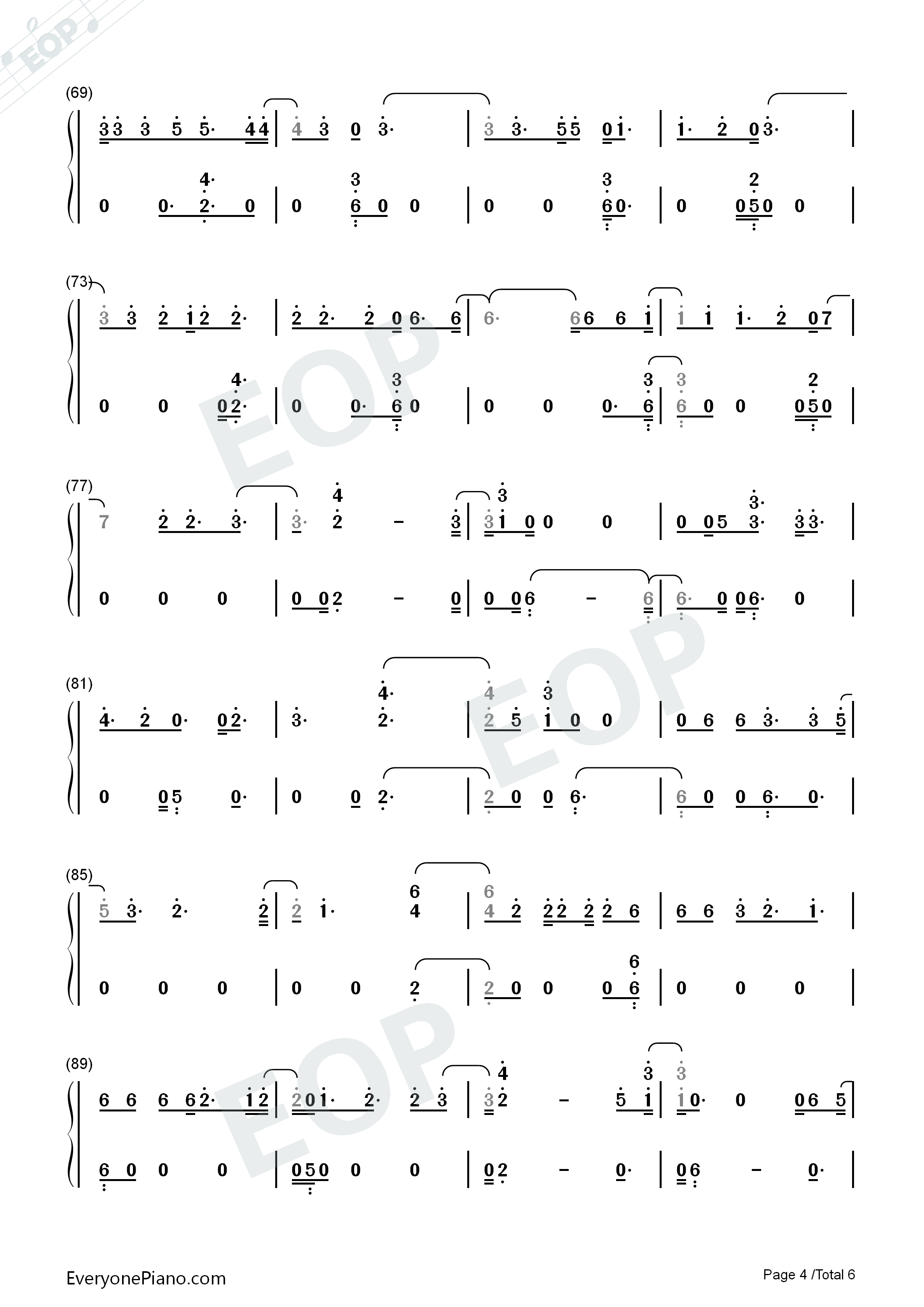 Perdido钢琴简谱_Poo_Bear_J_Balvin演唱