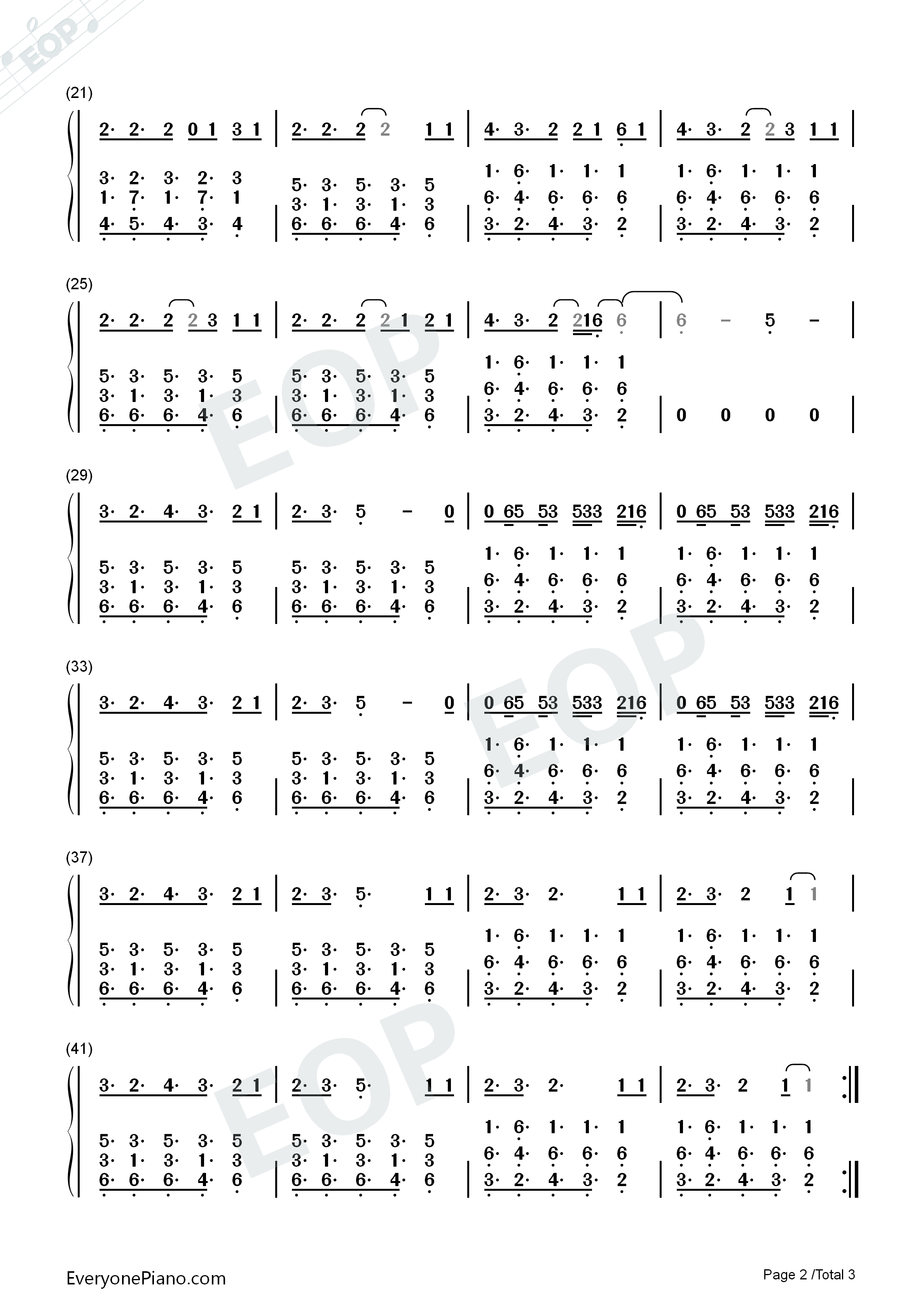 Brand_New_Eyes钢琴简谱_Bea_Miller演唱