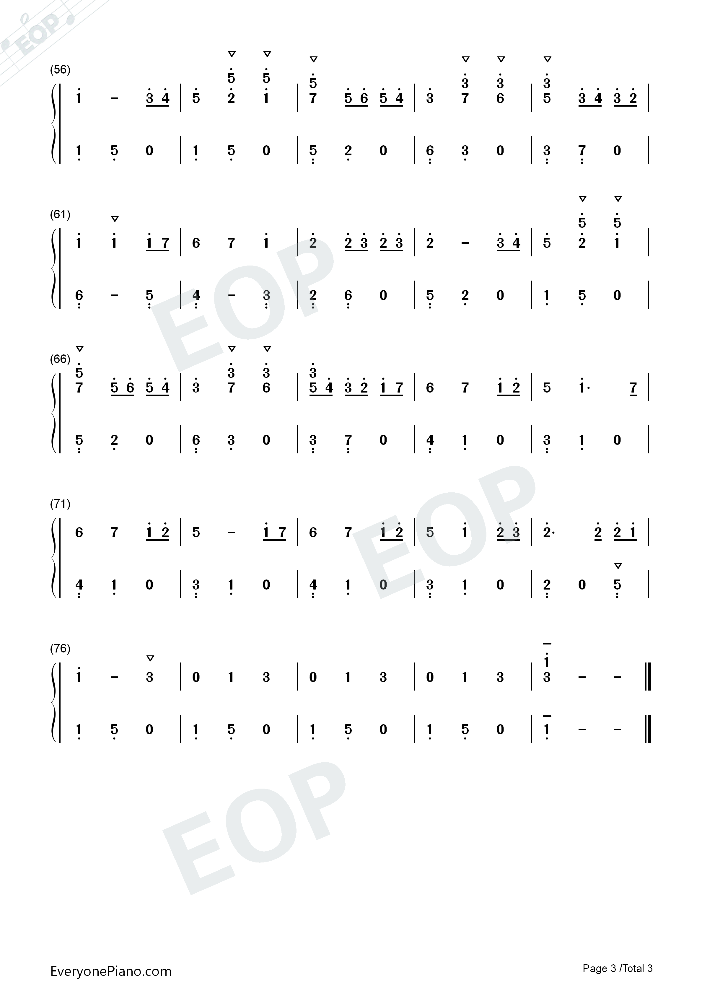 Always_With_Me钢琴简谱_久石让演唱
