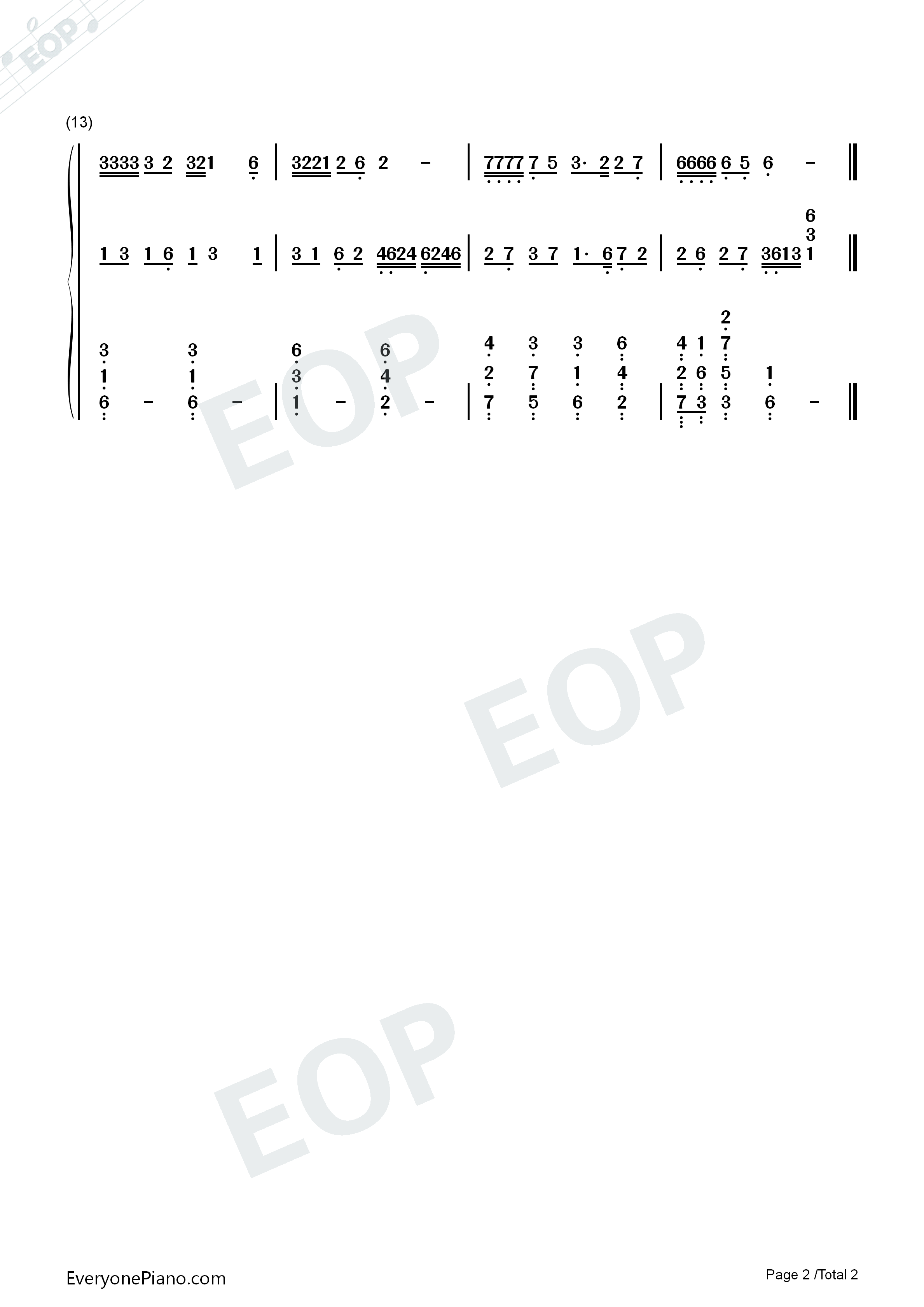 一起走过的日子钢琴简谱_刘德华演唱