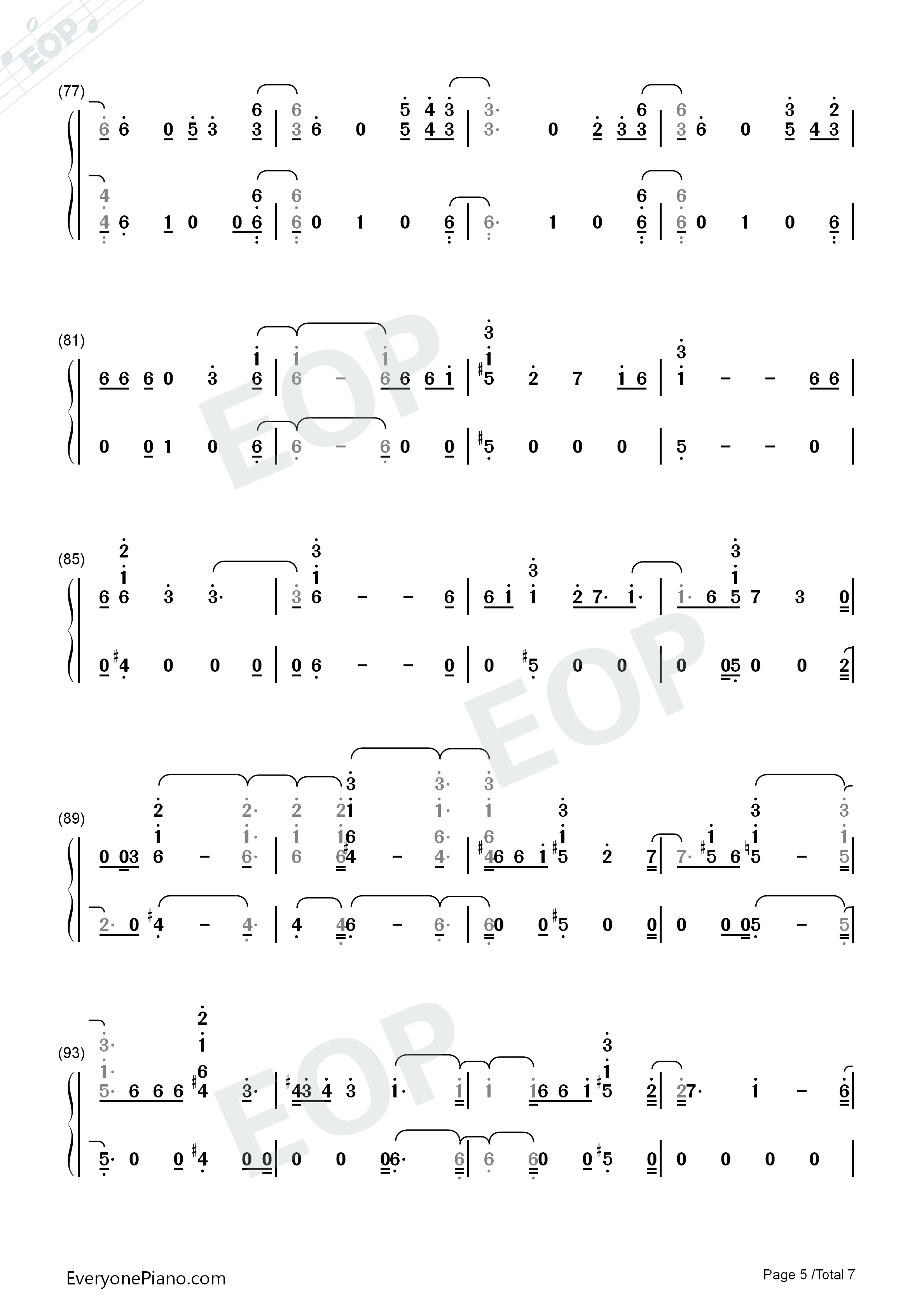 Say_Amen_Saturday_Night钢琴简谱_Panic!_at_the_Disco演唱