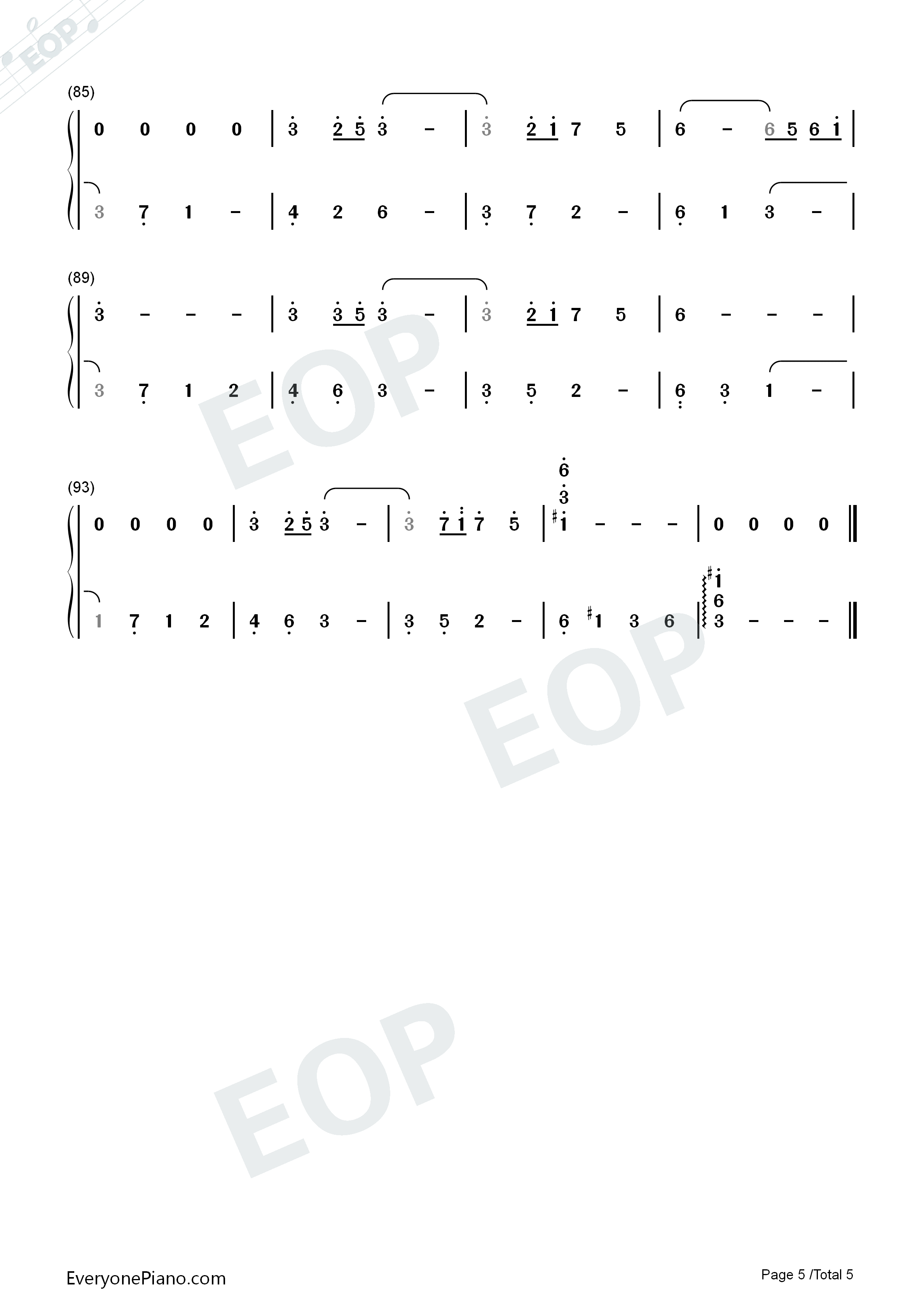 Refrain钢琴简谱_Anan_Ryok演唱