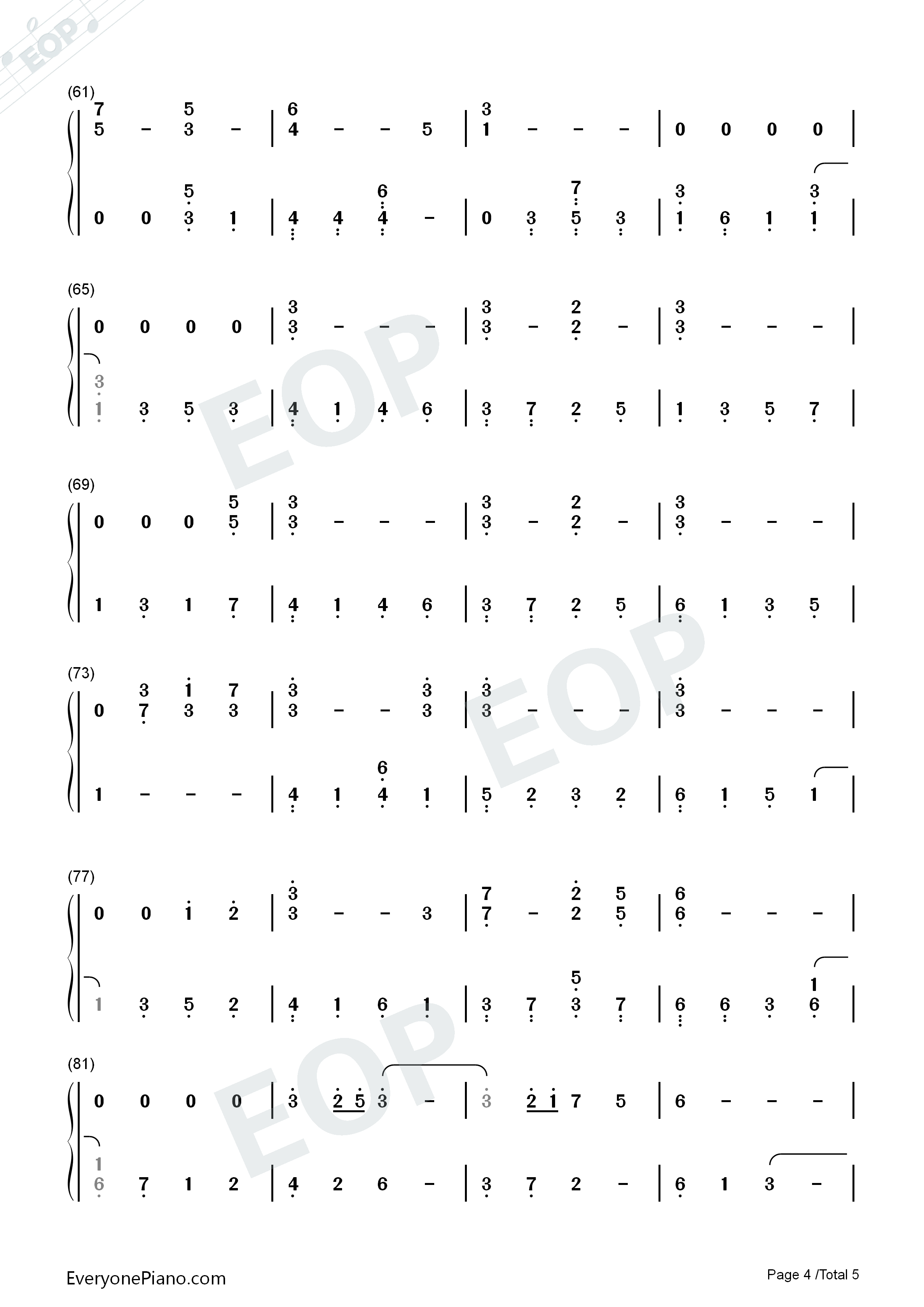 Refrain钢琴简谱_Anan_Ryok演唱