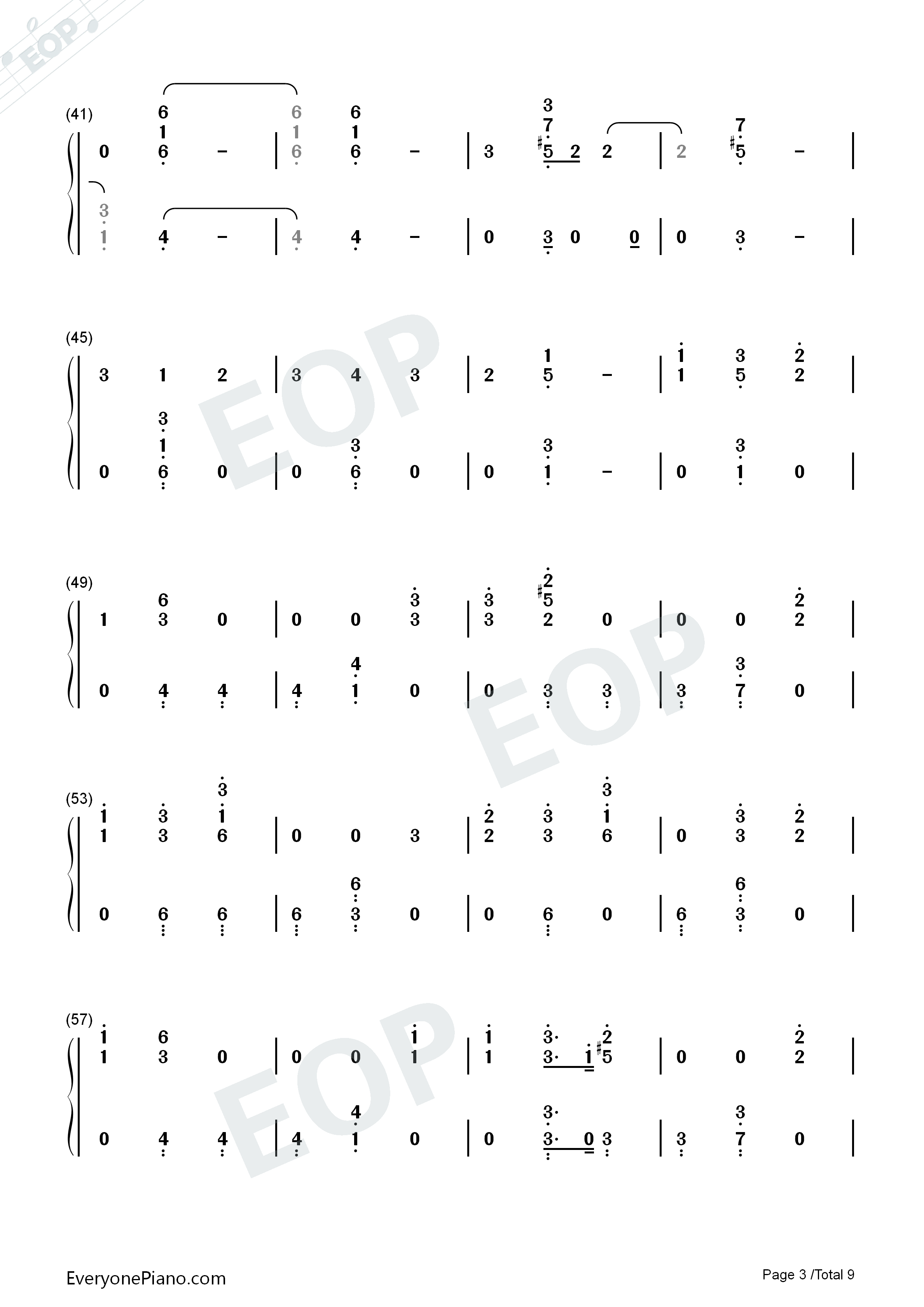 King_of_the_Clouds钢琴简谱_Panic!_at_the_Disco演唱