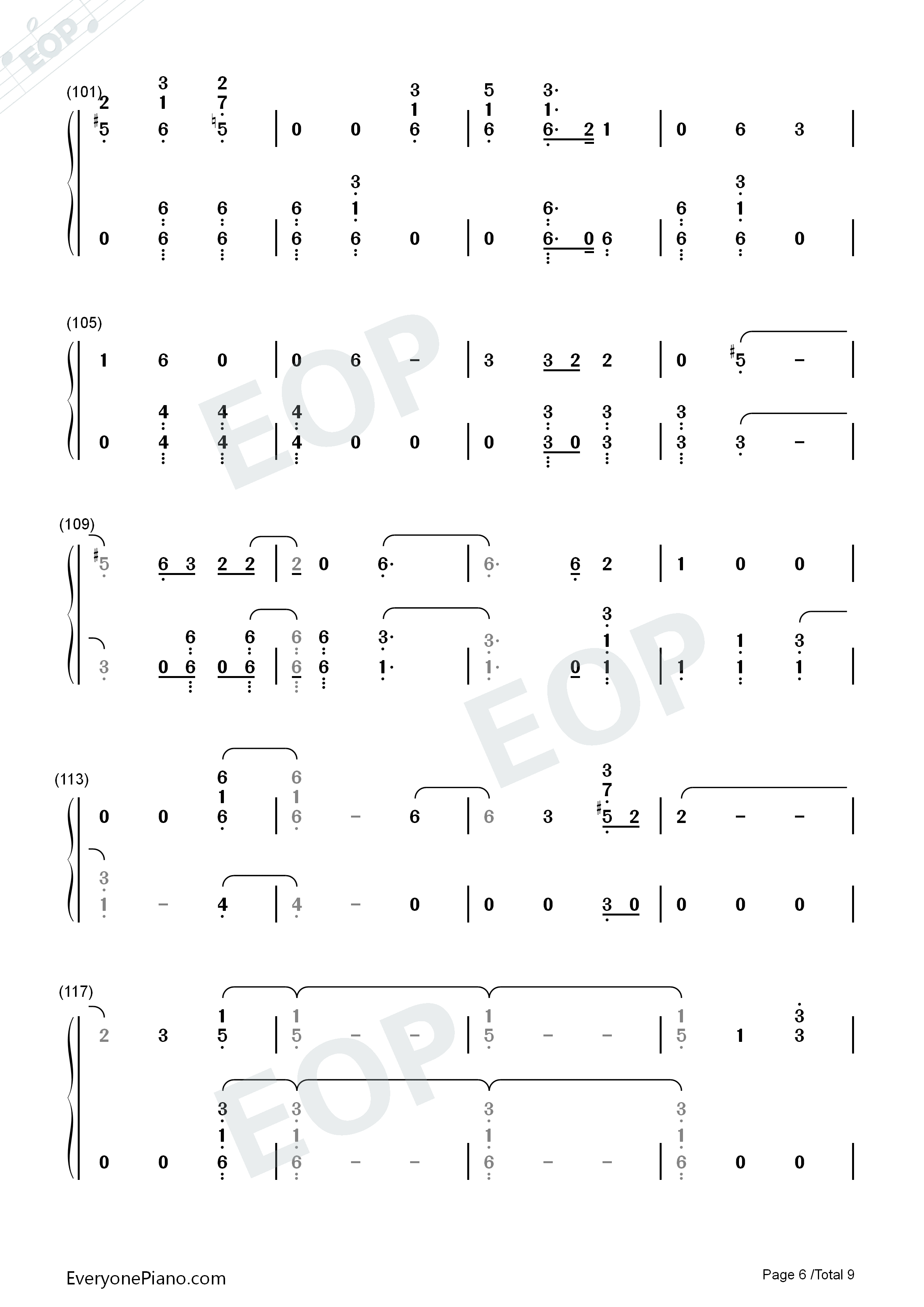 King_of_the_Clouds钢琴简谱_Panic!_at_the_Disco演唱