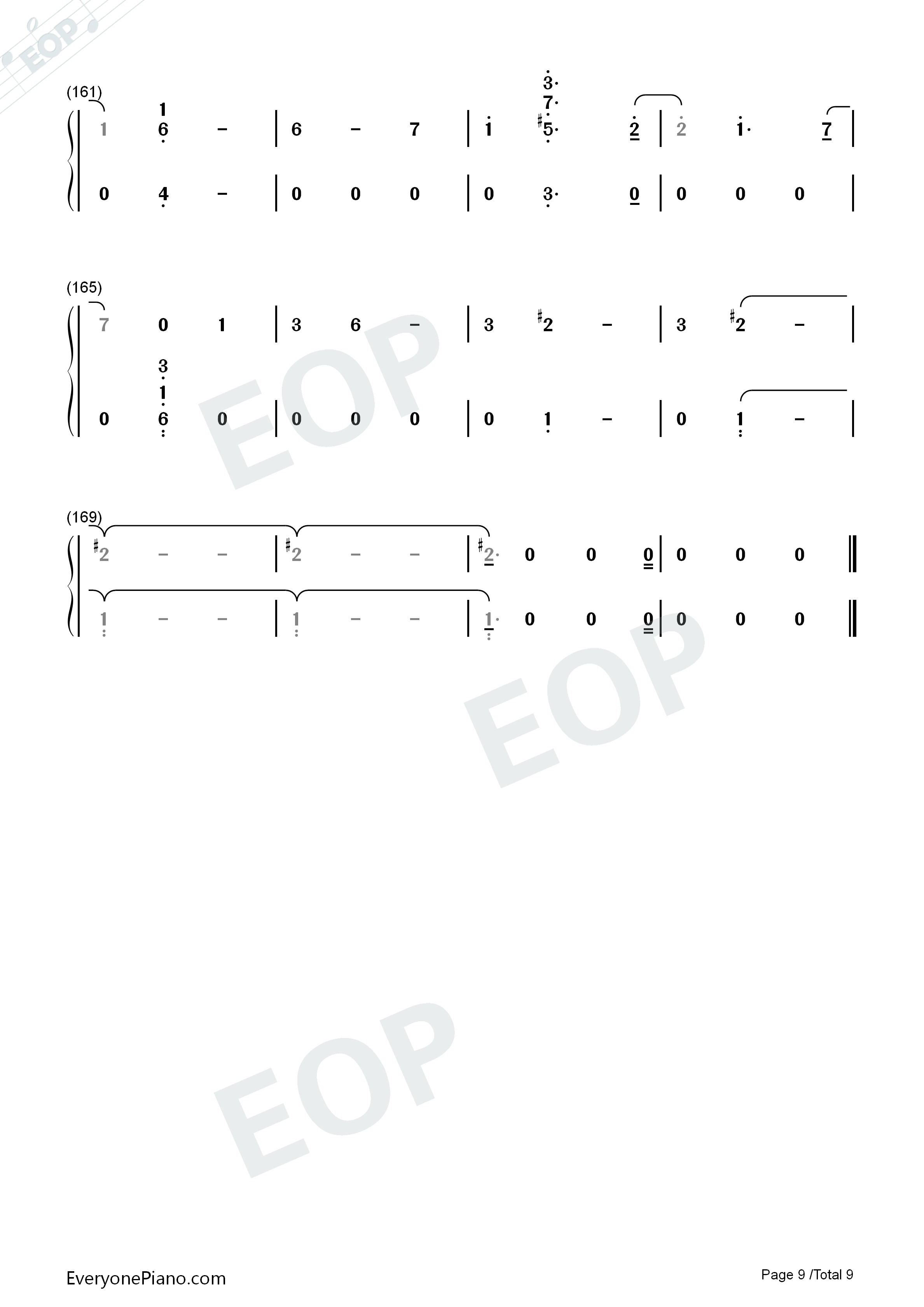 King_of_the_Clouds钢琴简谱_Panic!_at_the_Disco演唱