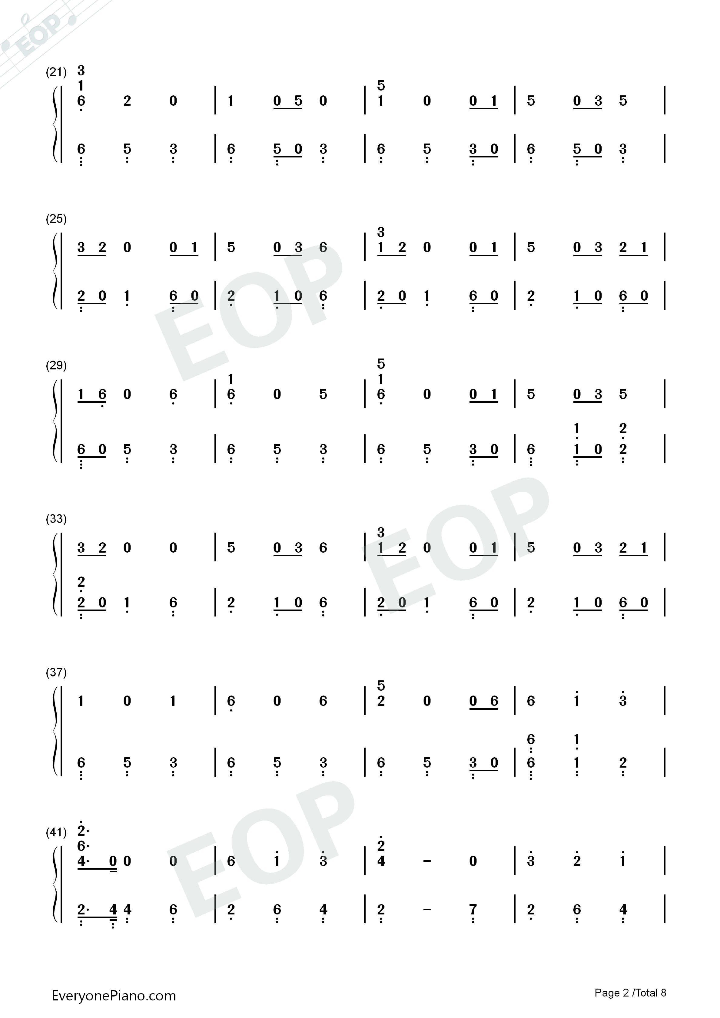 Call_Out_My_Name钢琴简谱_The_Weeknd演唱