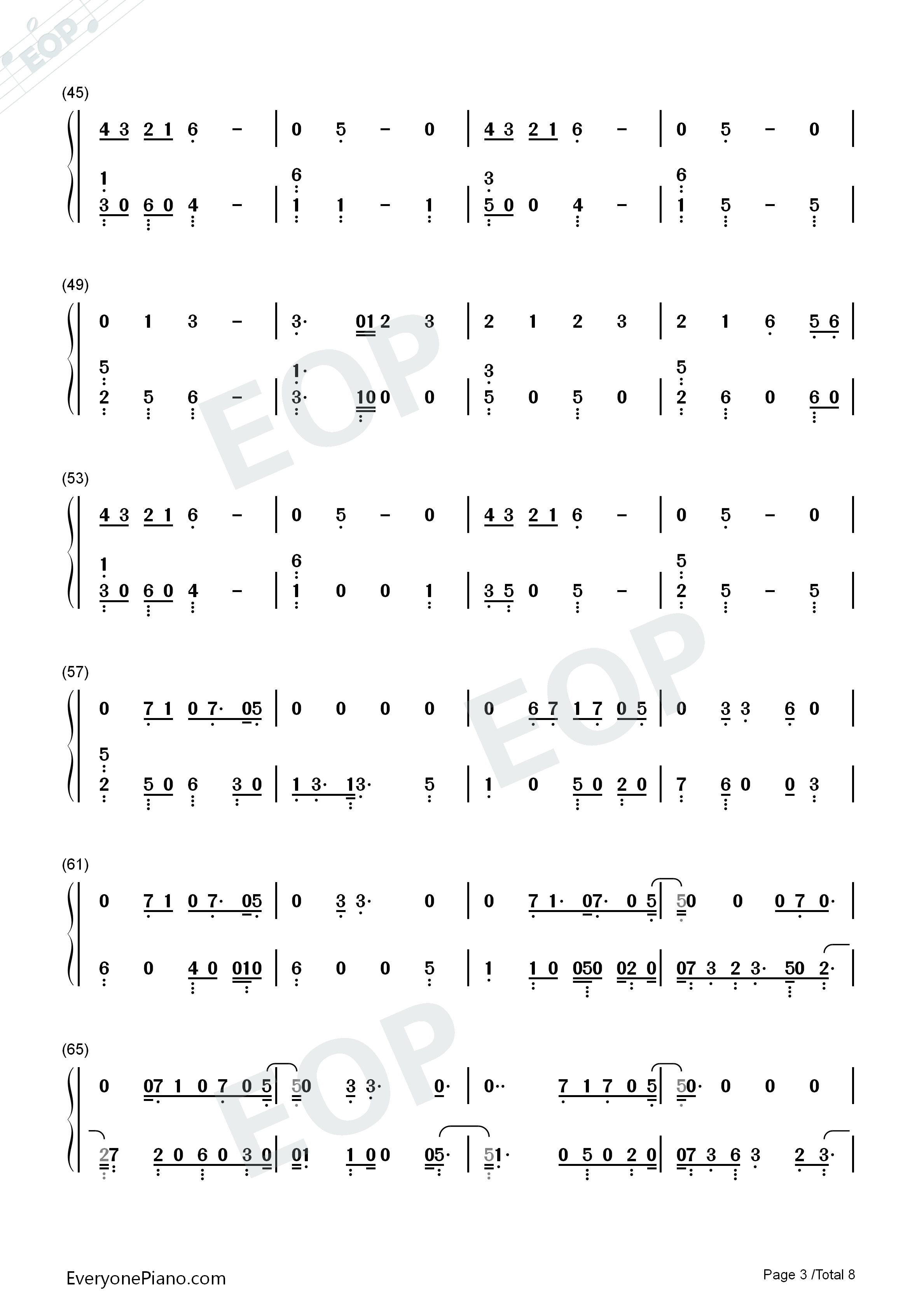 Answer钢琴简谱_Rihanna演唱