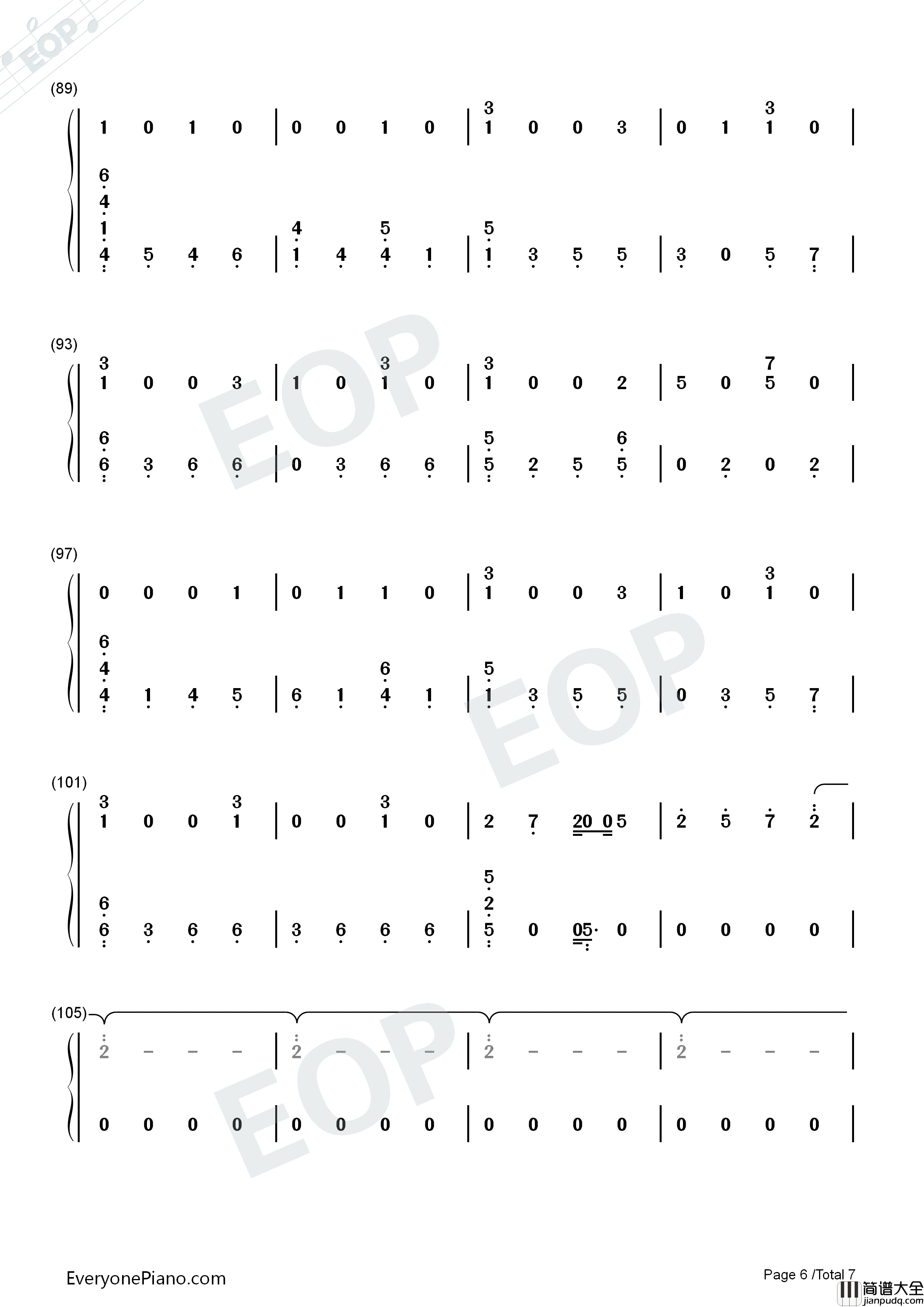 Don't_Watch_Me_Cry钢琴简谱_Jorja_Smith演唱