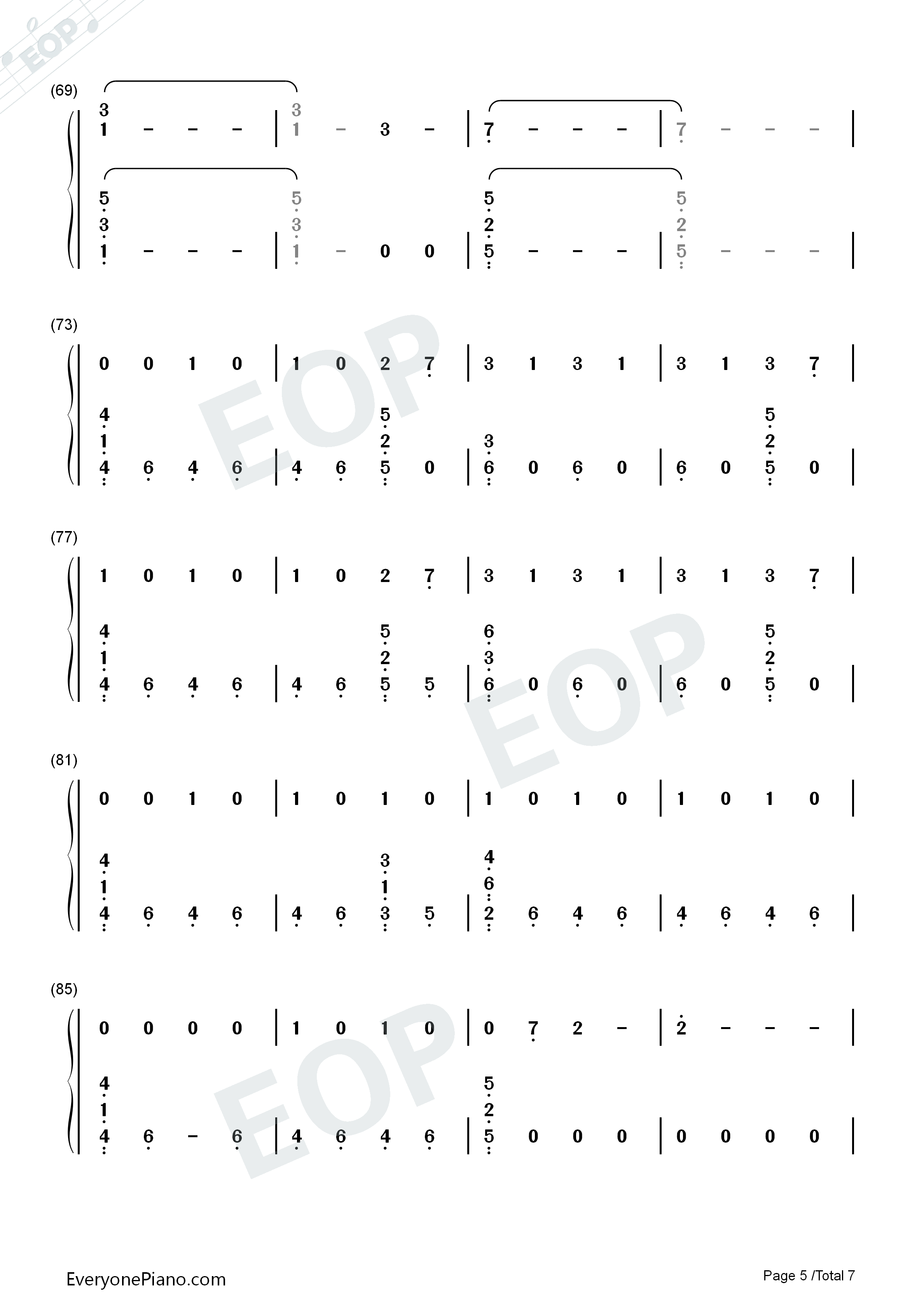 Don't_Watch_Me_Cry钢琴简谱_Jorja_Smith演唱