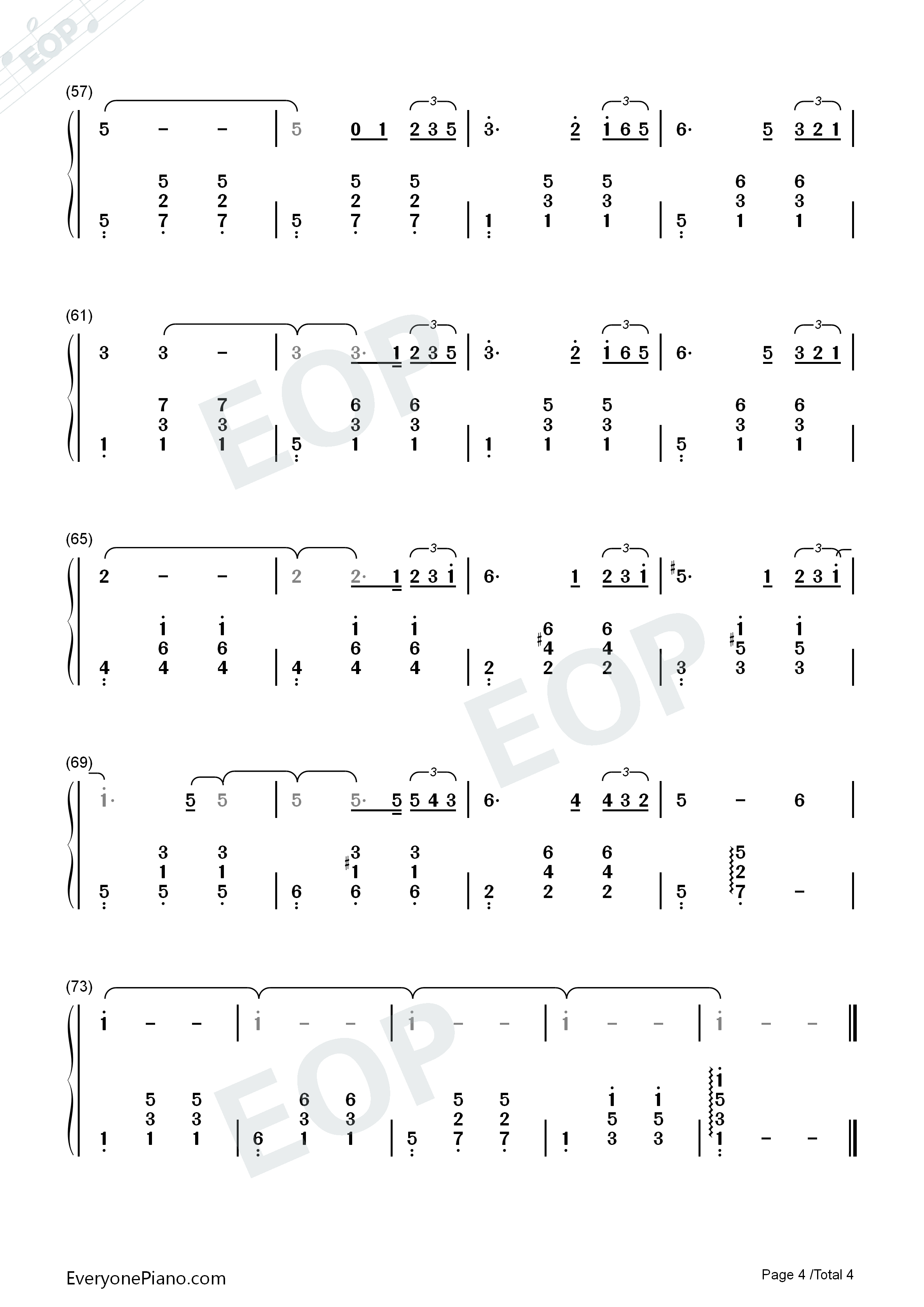 偶遇钢琴简谱_王菲演唱