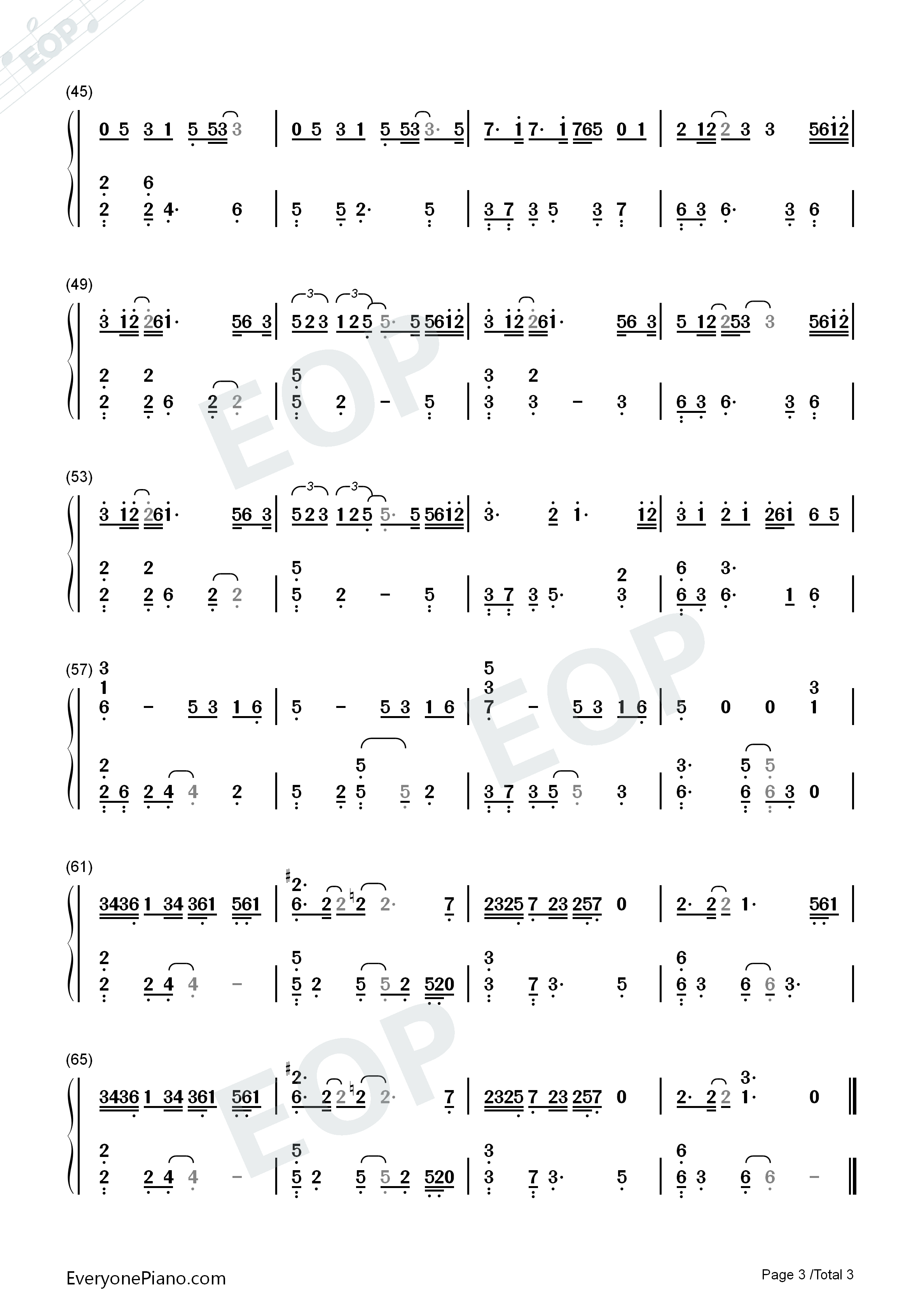 边走边爱钢琴简谱_冯提莫演唱