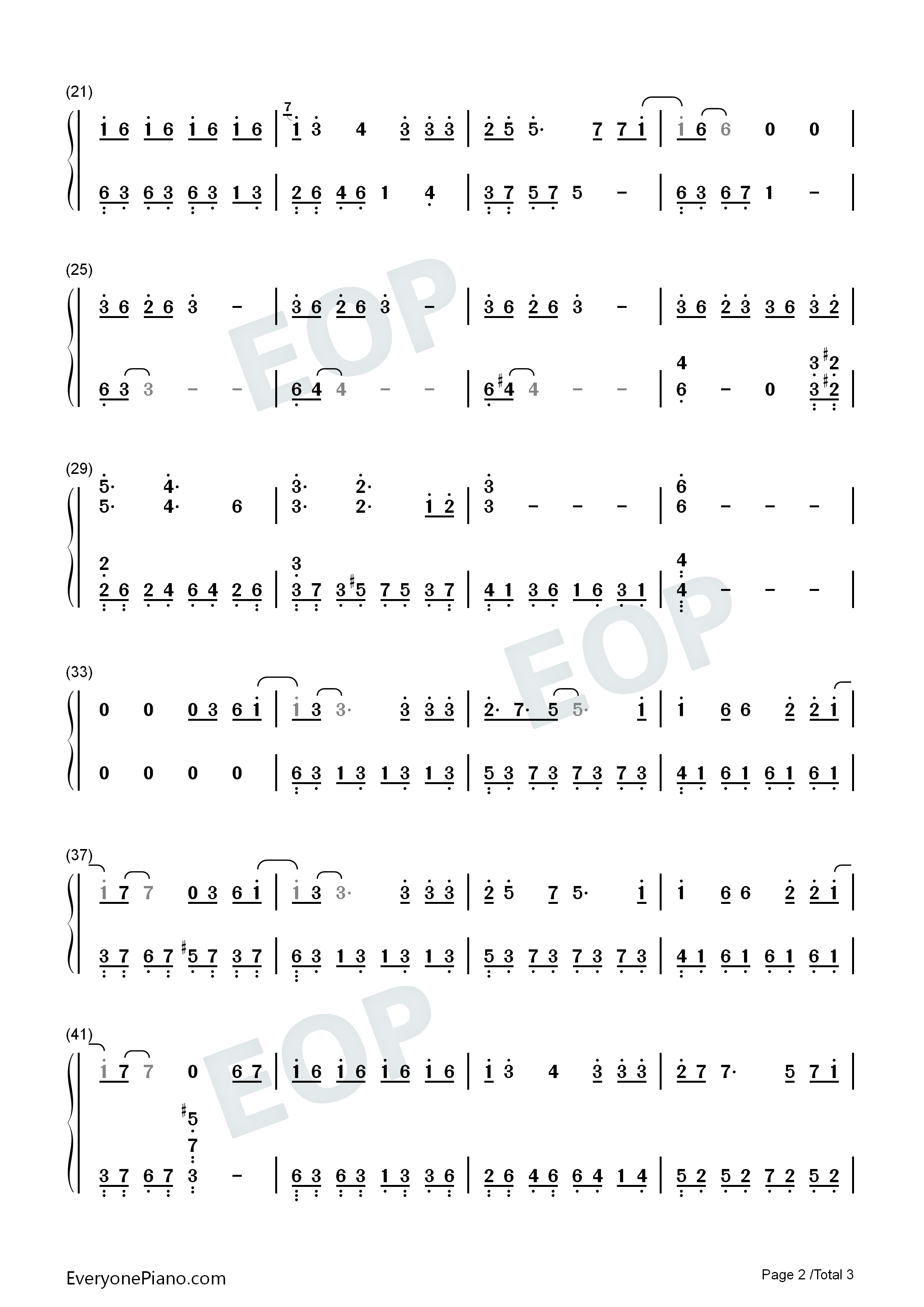 一生等你钢琴简谱_袁娅维演唱