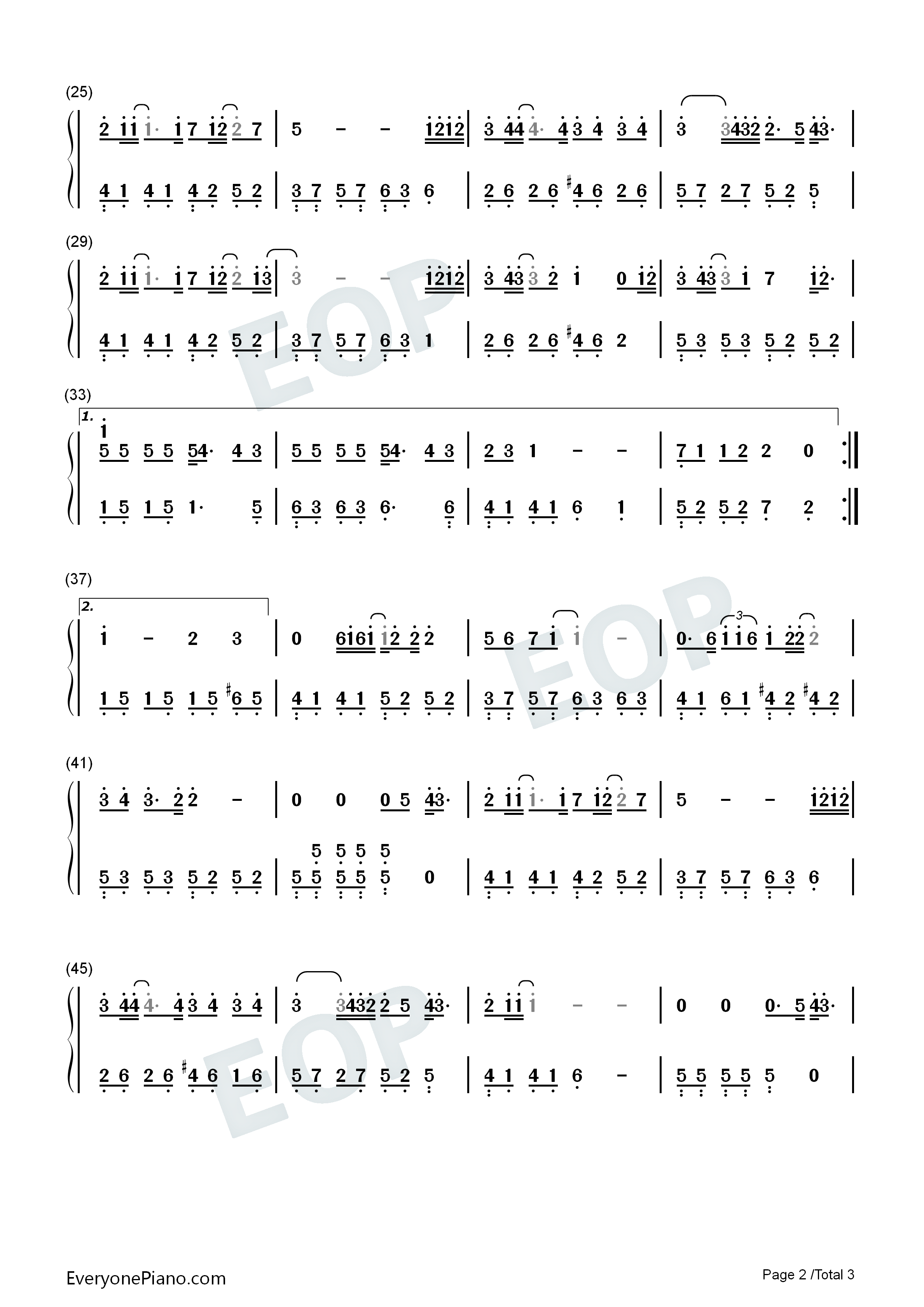 陷阱钢琴简谱_王北车演唱