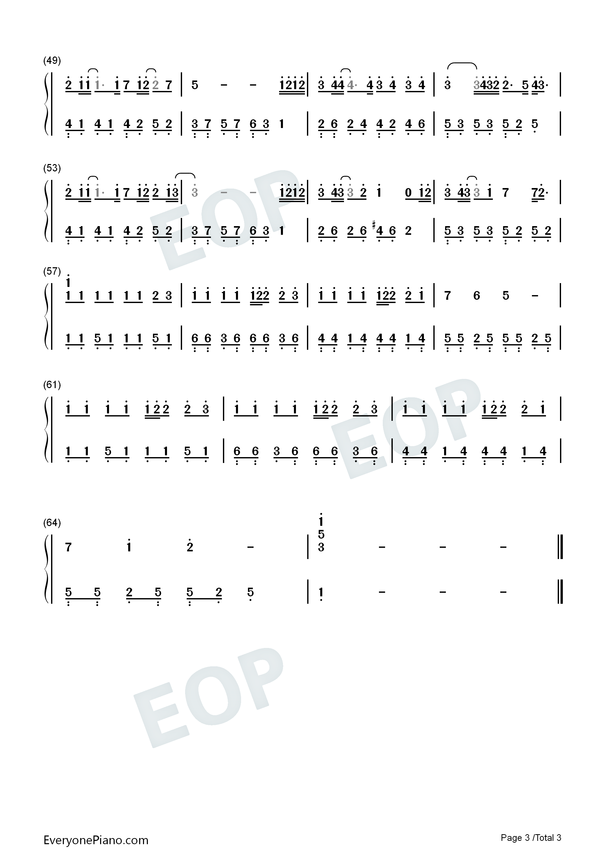 陷阱钢琴简谱_王北车演唱
