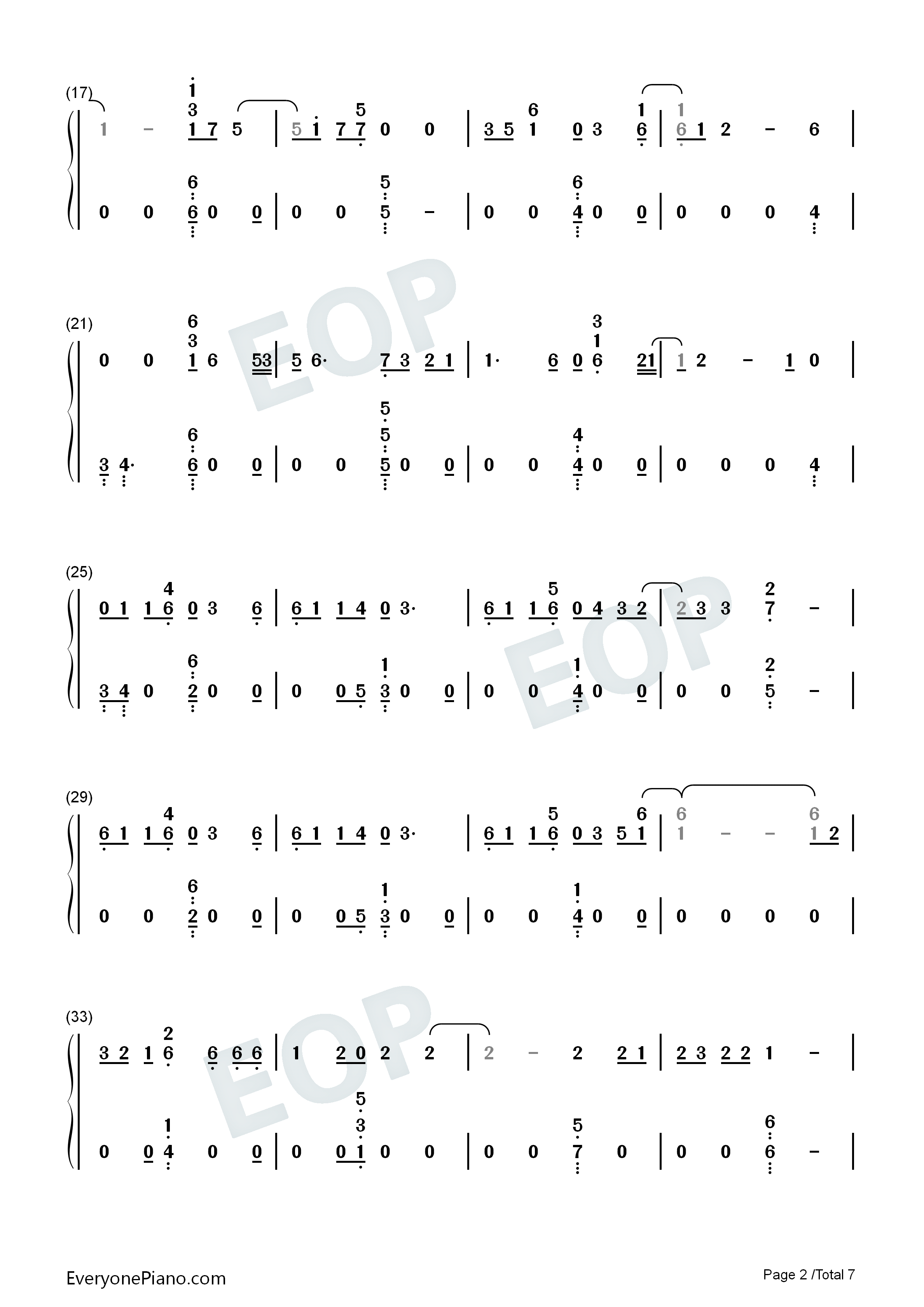 Ocean钢琴简谱_Martin_Garrix_Khalid演唱