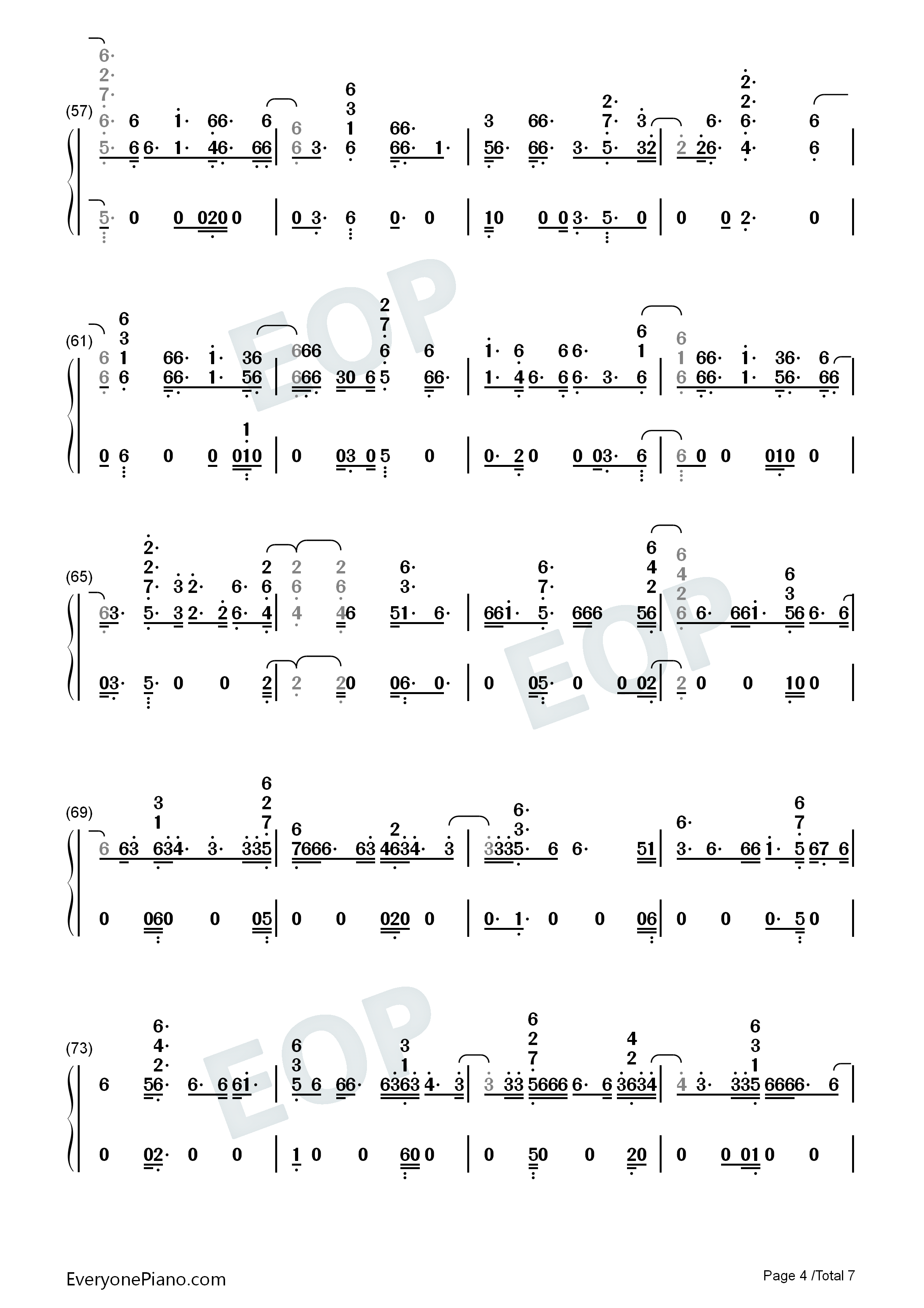 Mad_Love钢琴简谱_Sean_Paul_David_Guetta_Becky_G演唱