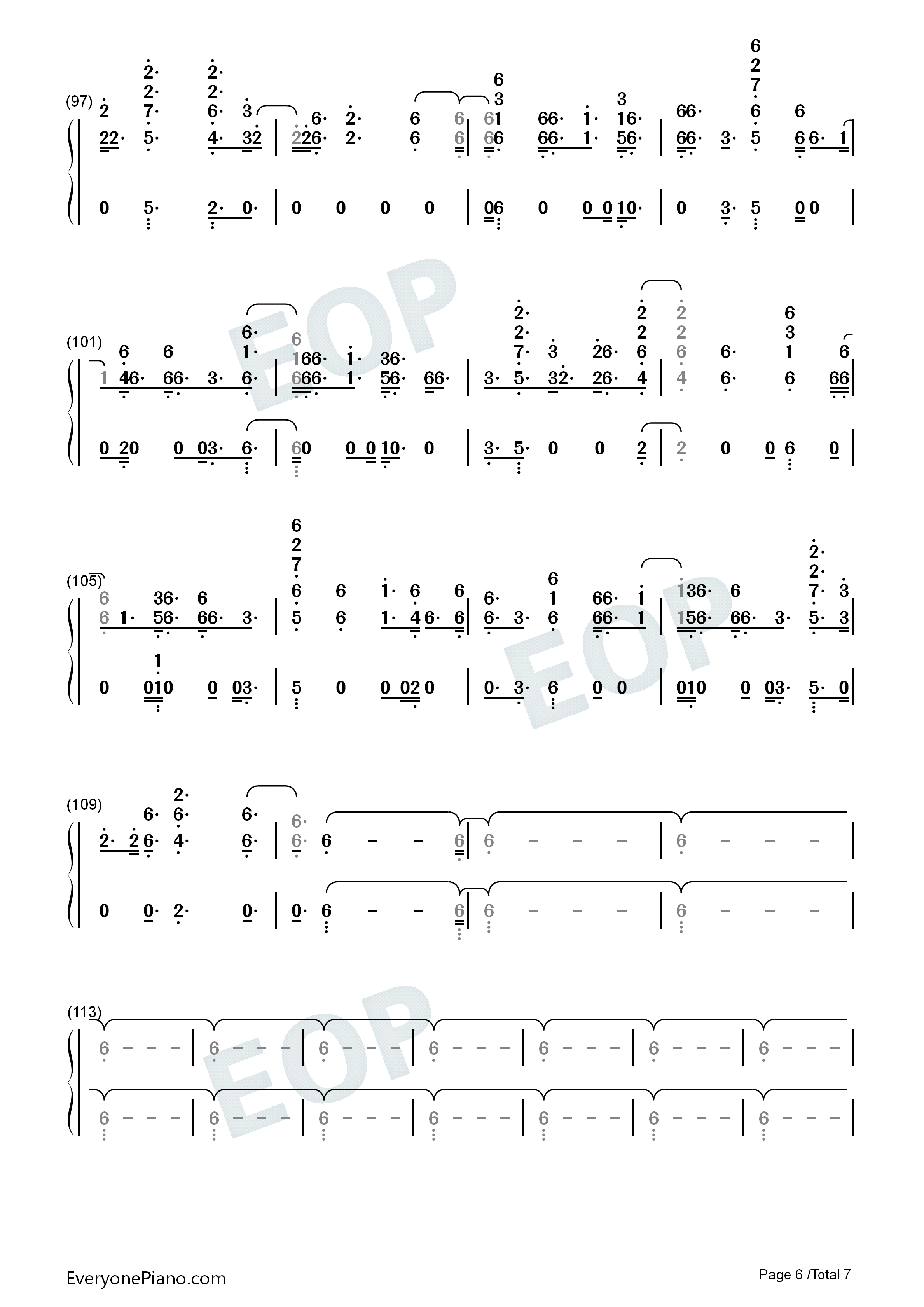 Mad_Love钢琴简谱_Sean_Paul_David_Guetta_Becky_G演唱