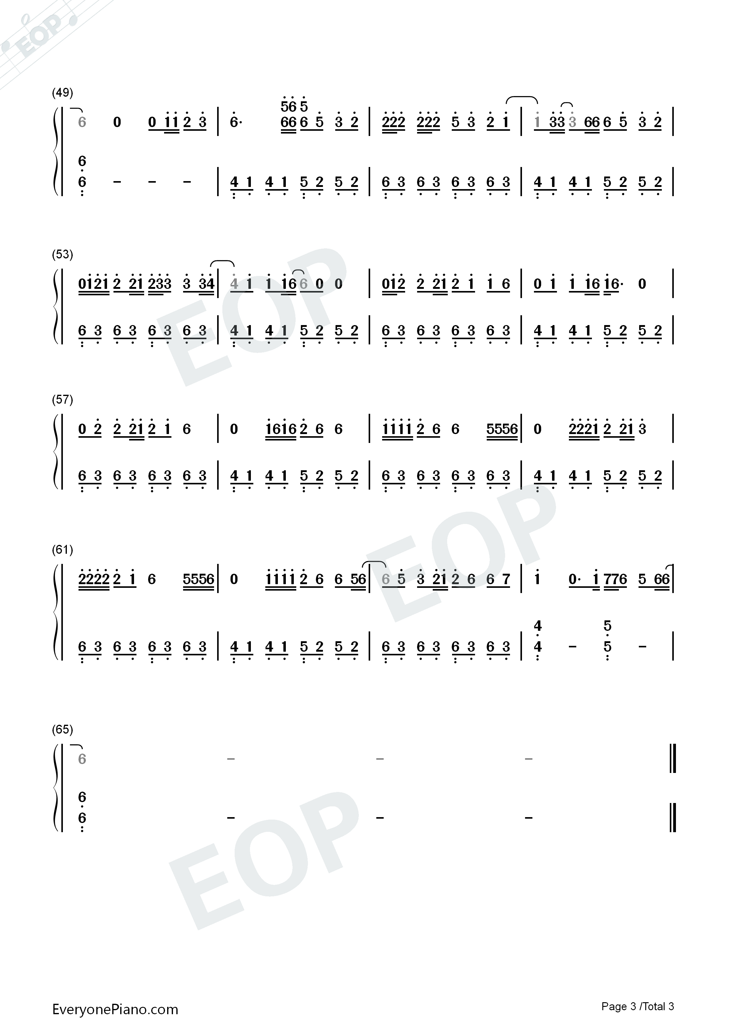 That_Girl钢琴简谱_Olly_Murs演唱