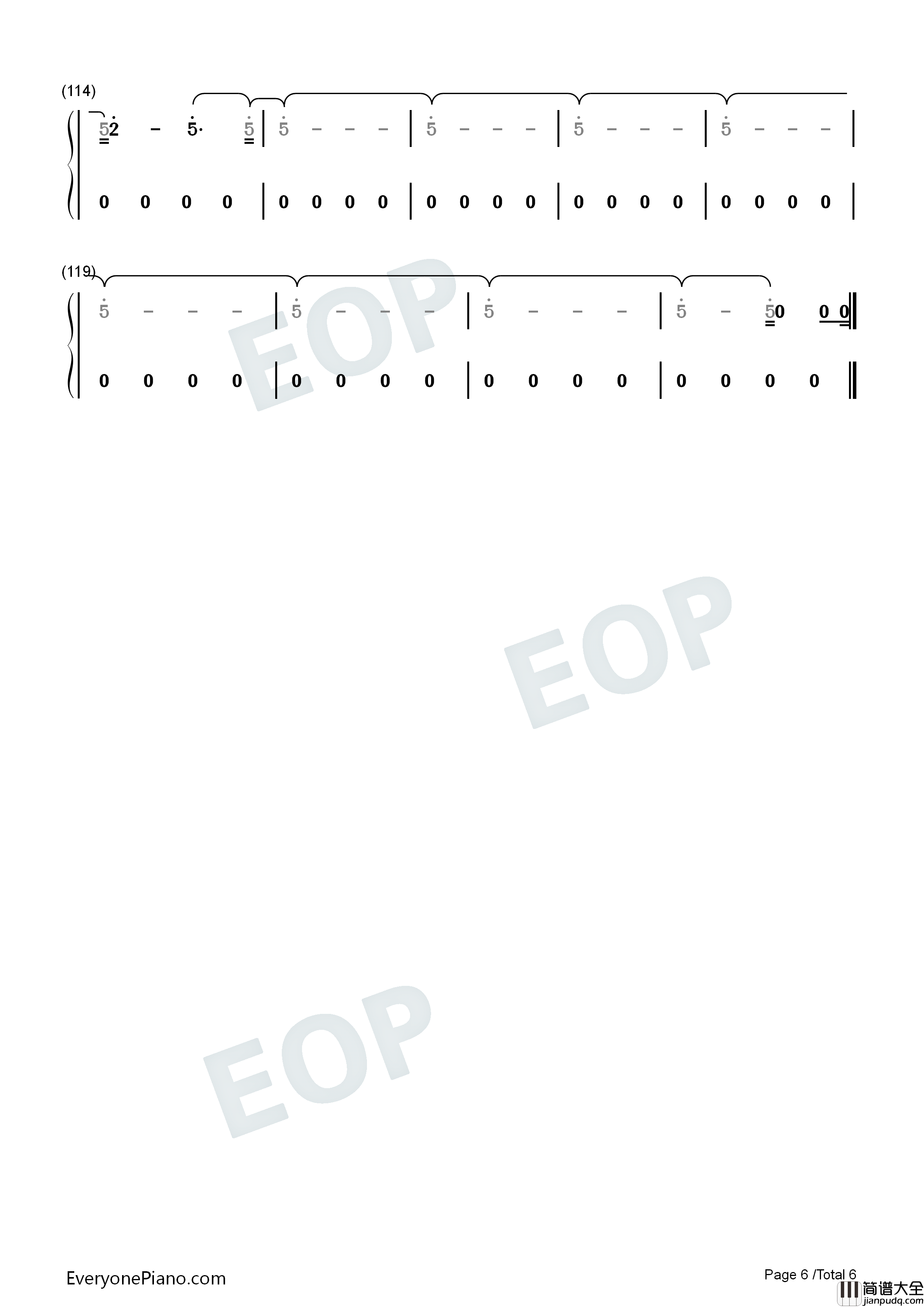 Scars钢琴简谱_Sam_Smith演唱