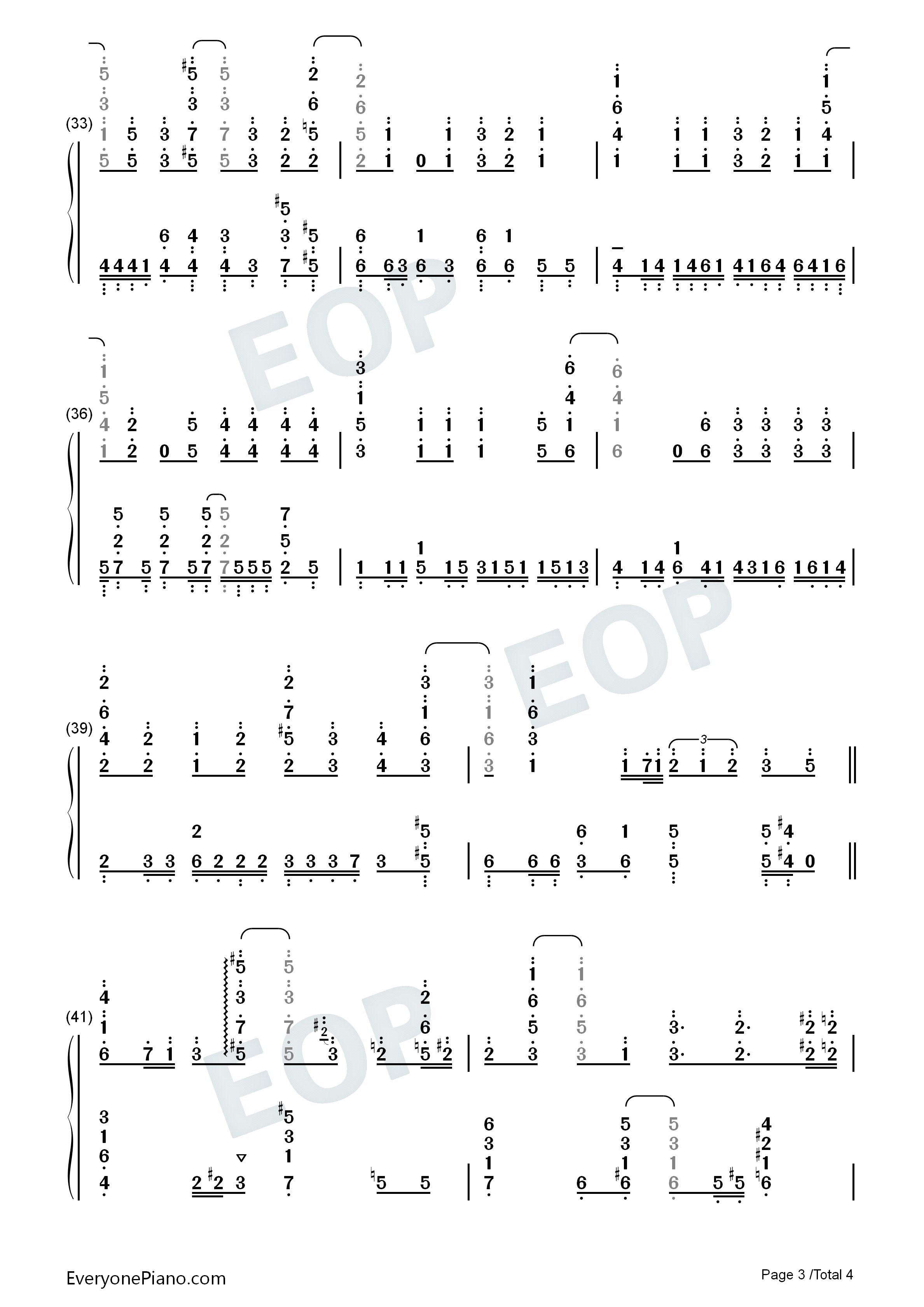 ロングホープ・フィリア钢琴简谱_菅田将晖演唱