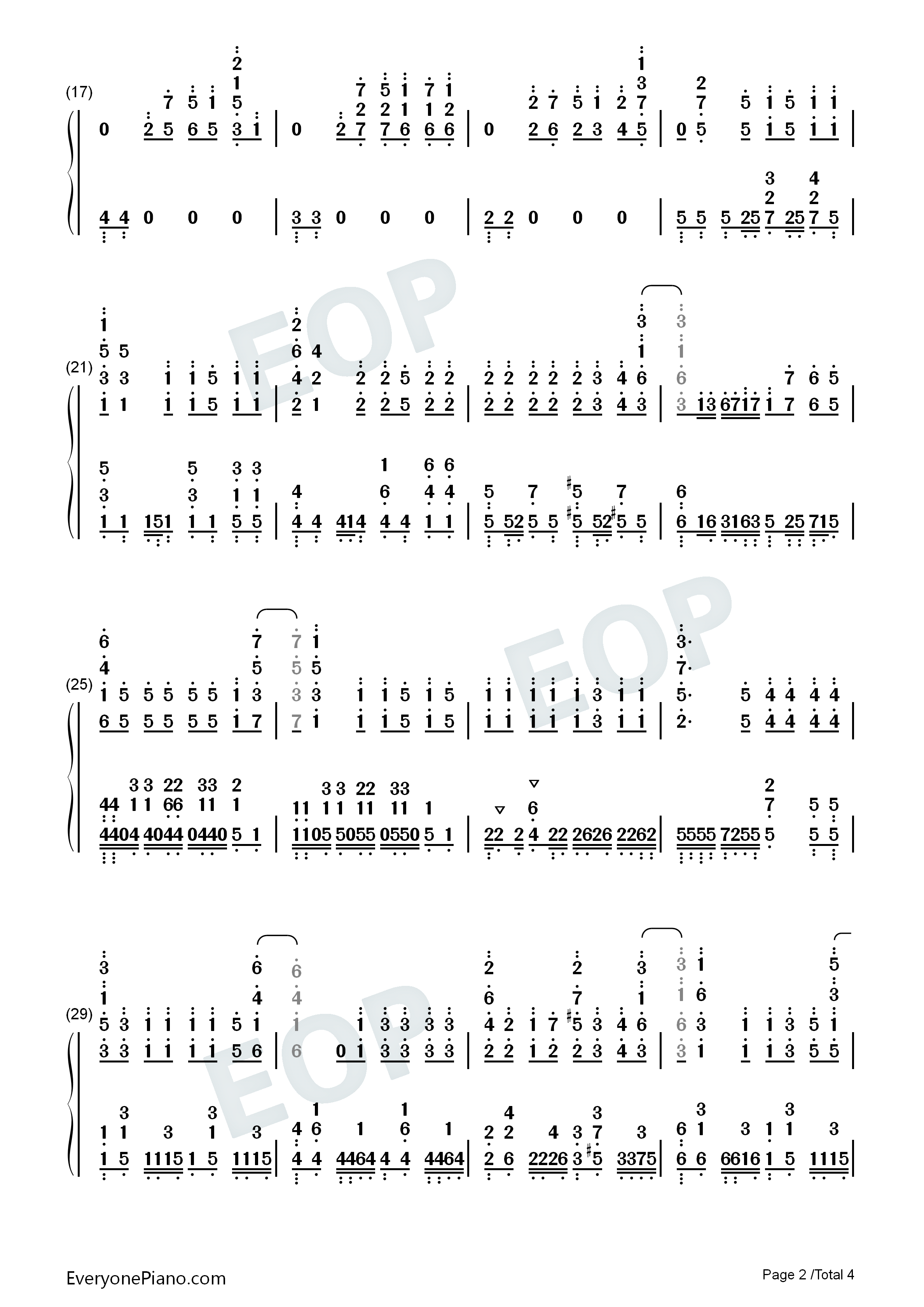 ロングホープ・フィリア钢琴简谱_菅田将晖演唱