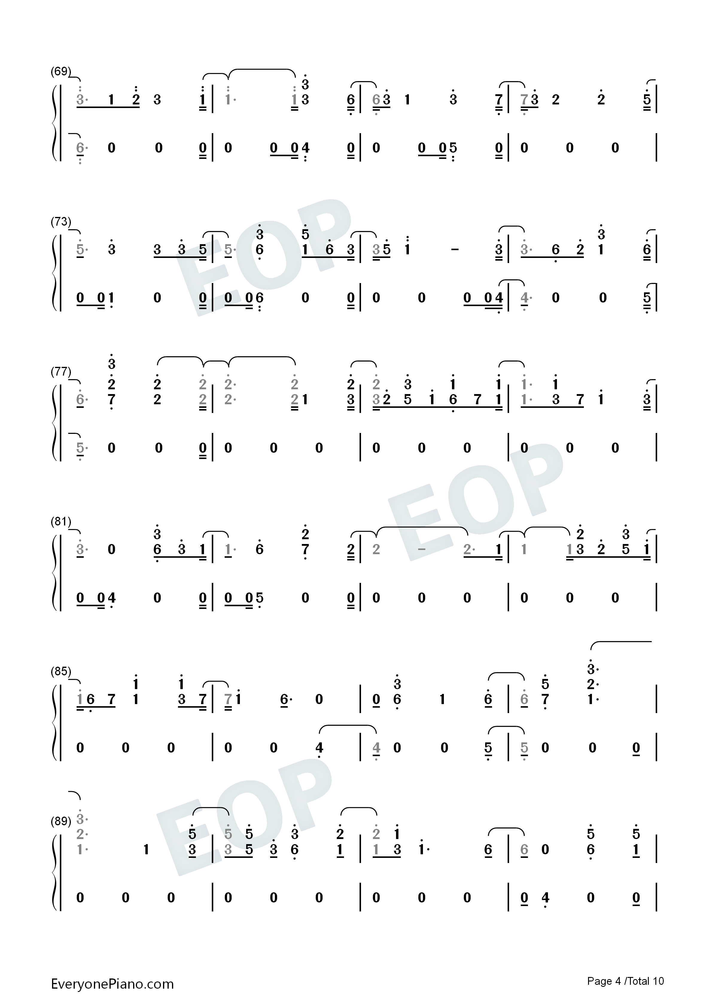 Is_That_For_Me钢琴简谱_Alesso_Anitta演唱