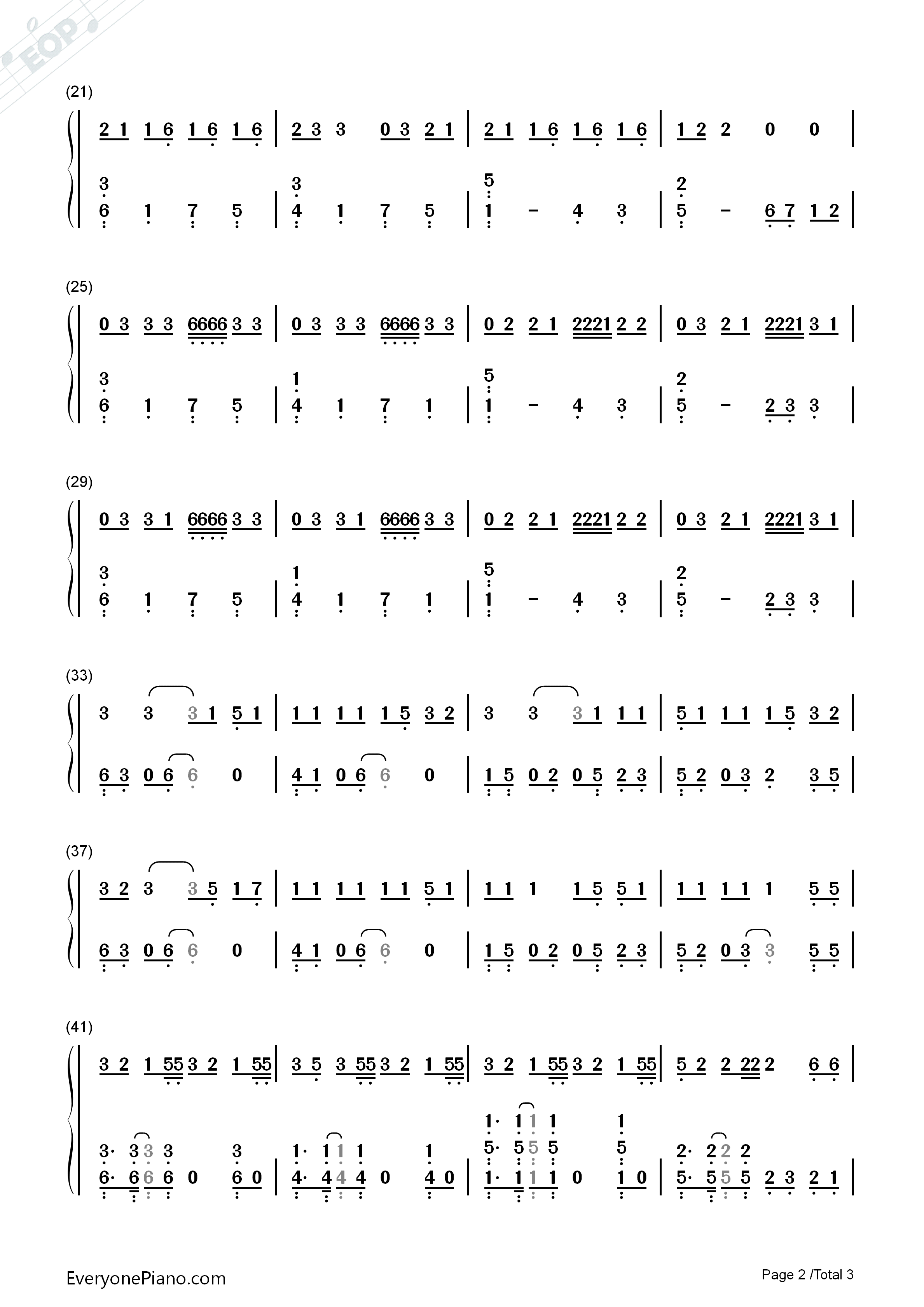 BINGBIAN病变钢琴简谱_cubi_Aydo演唱