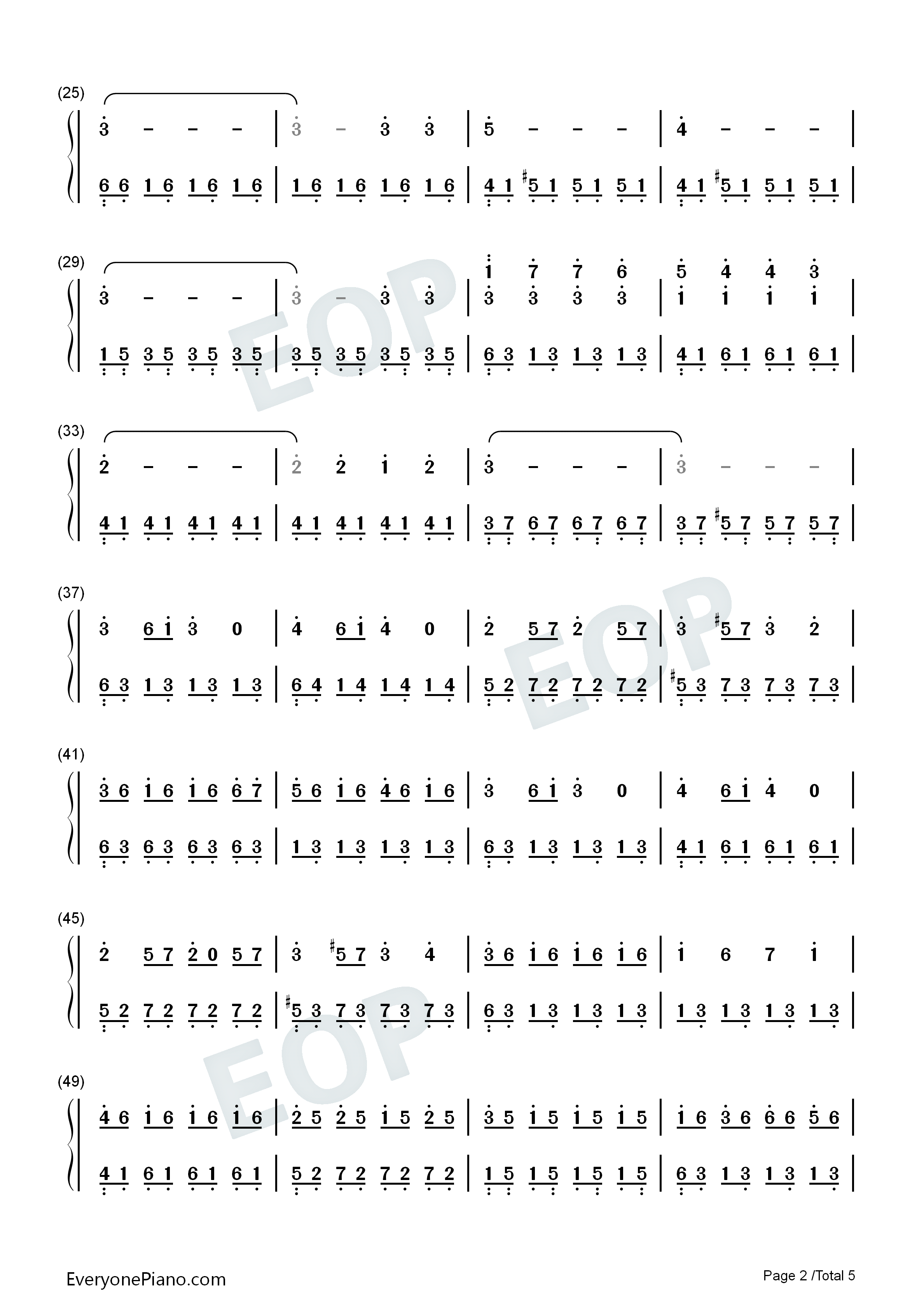 The_Meadow钢琴简谱_Alexandre_Desplat演唱