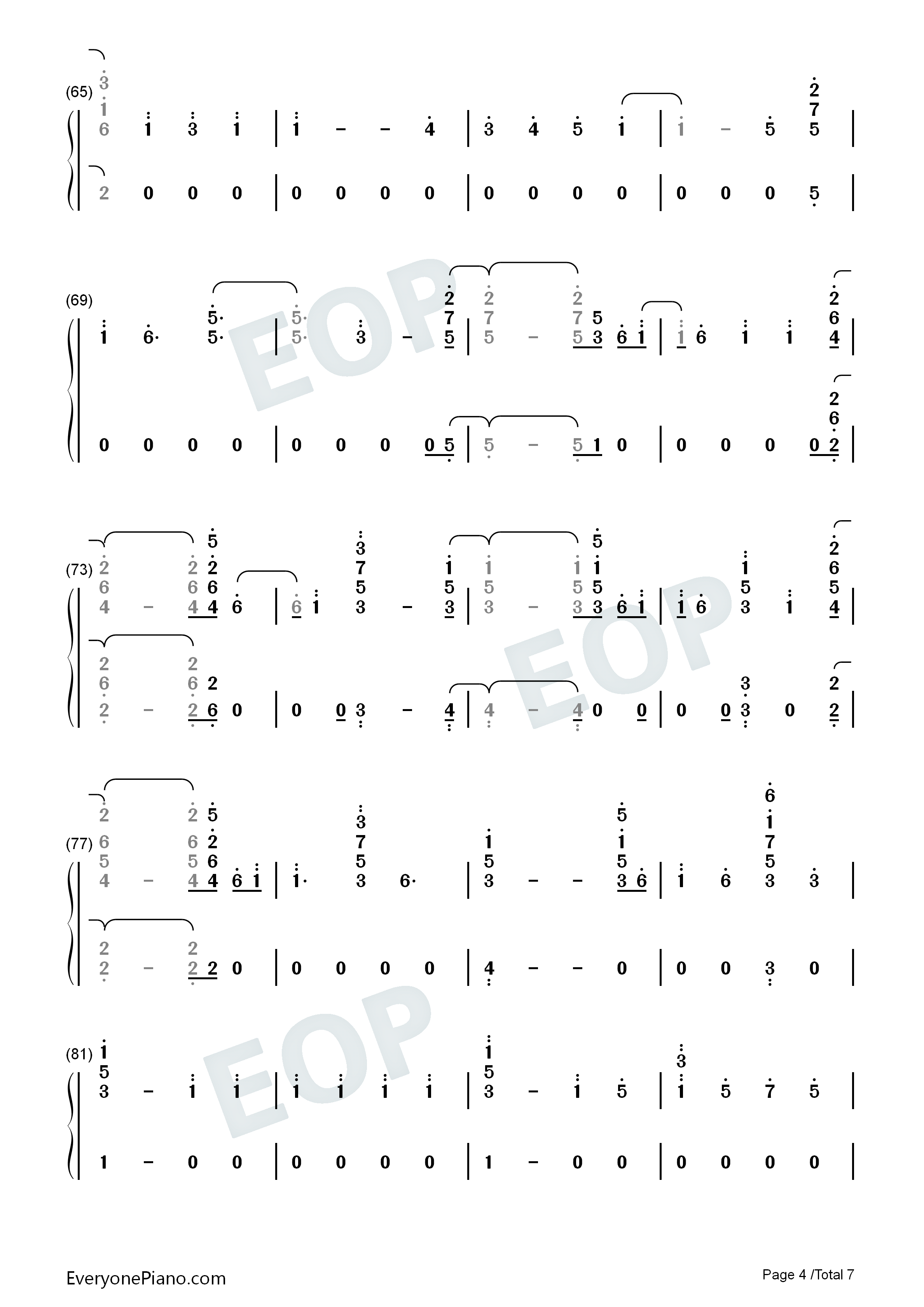 Let_Me钢琴简谱_Zayn演唱