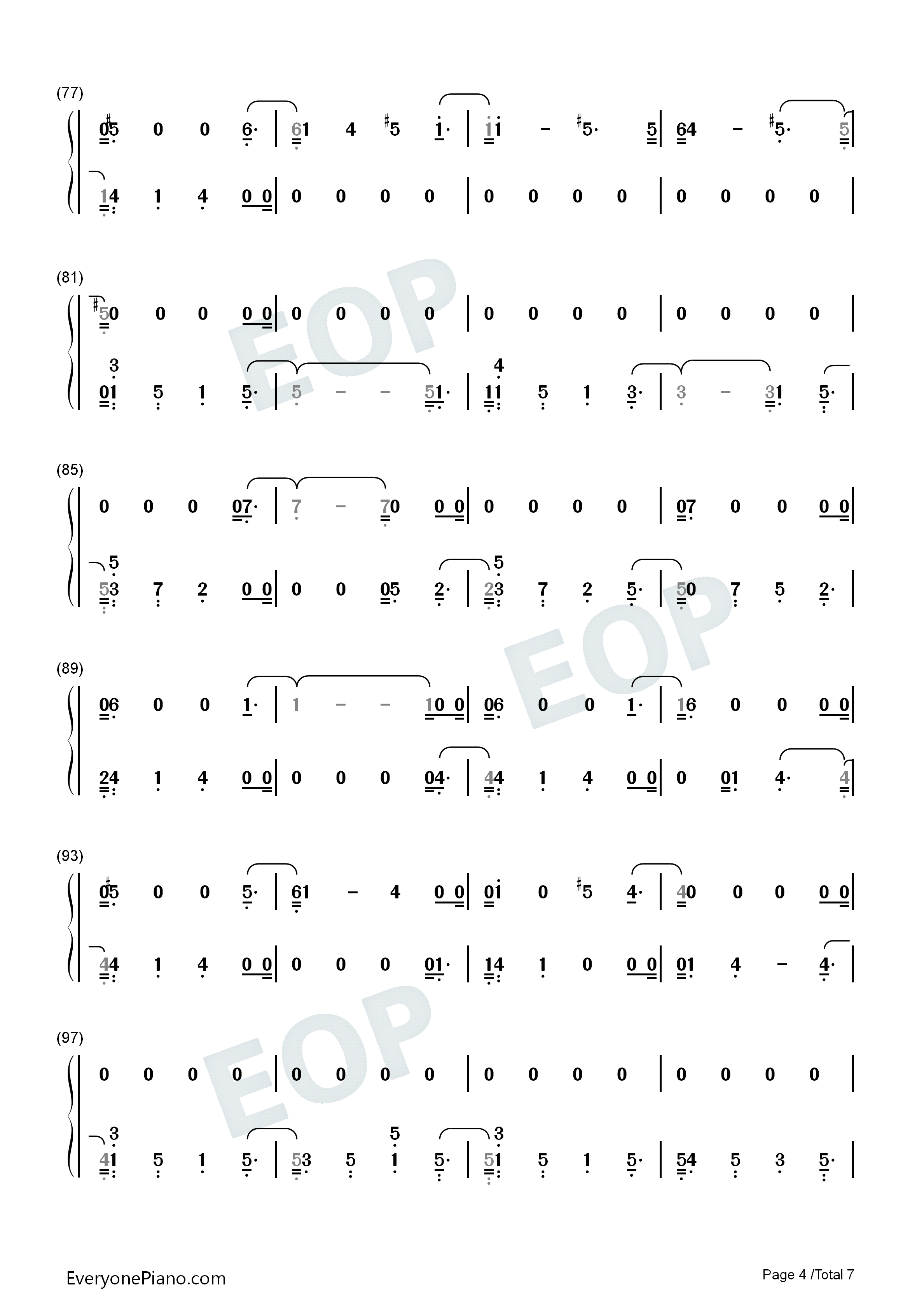 Midnight_Train钢琴简谱_Sam_Smith演唱