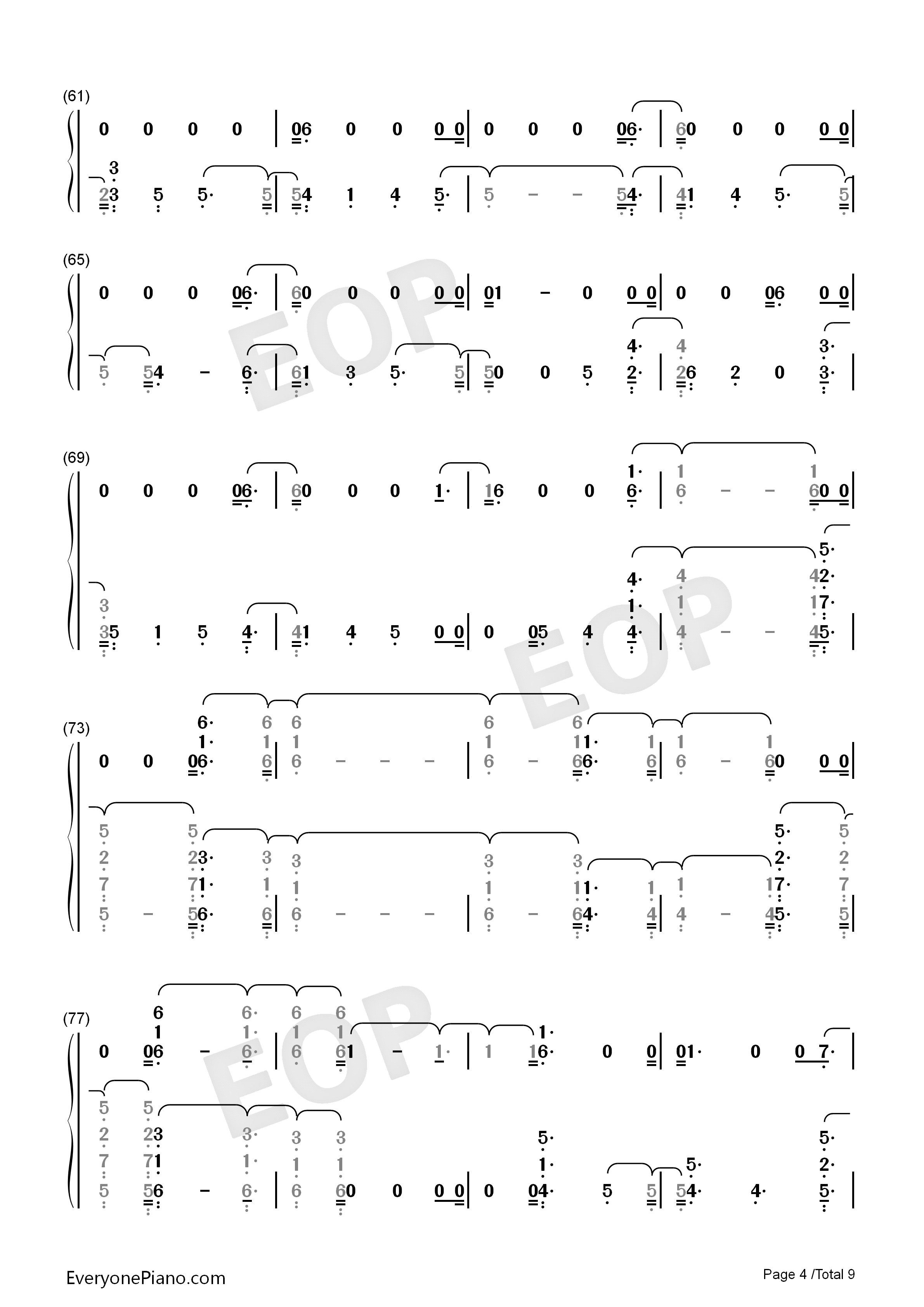 We_Could_Go_Back钢琴简谱_Jonas_Blue演唱