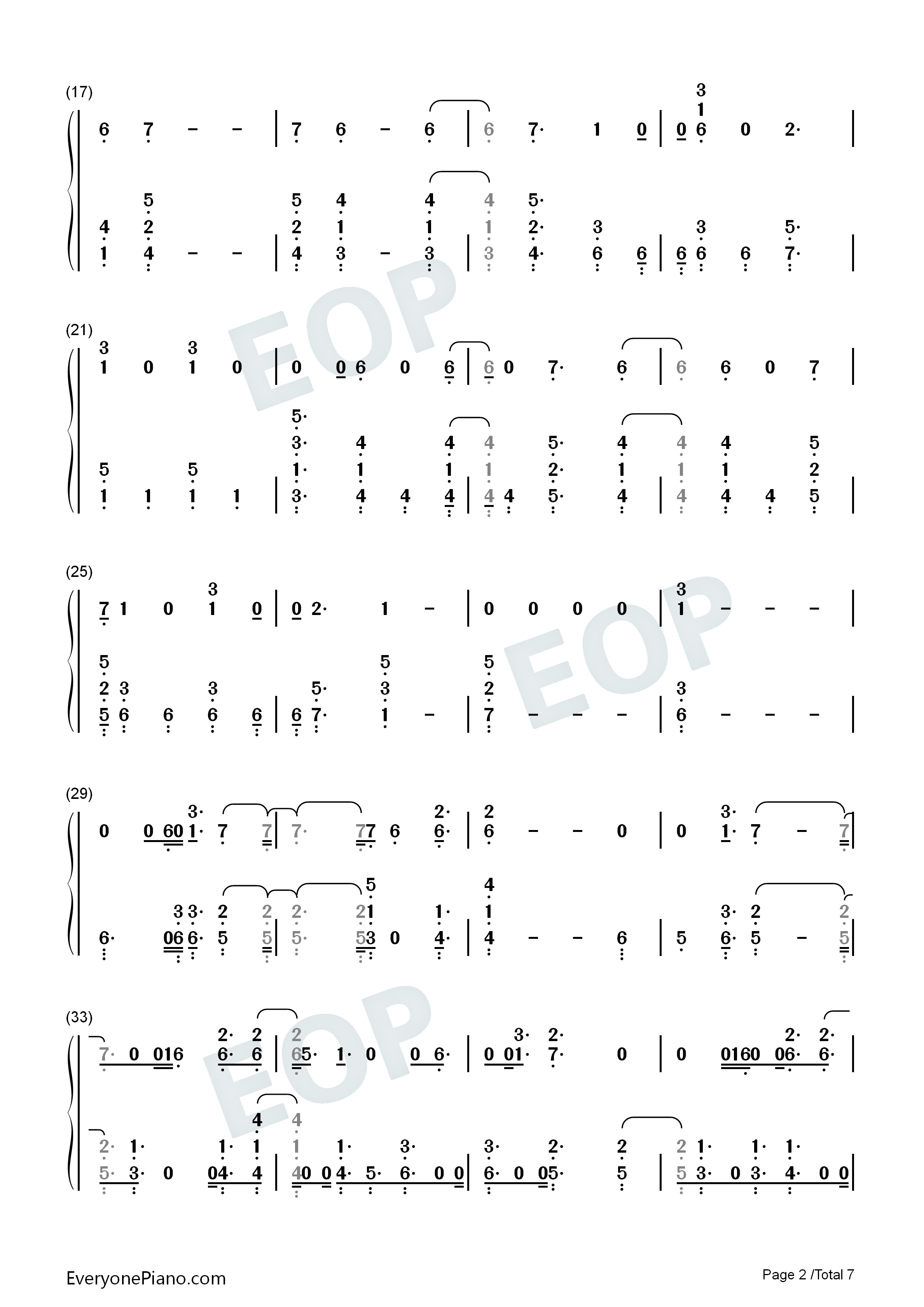 I_Miss_You钢琴简谱_Clean_Bandit演唱