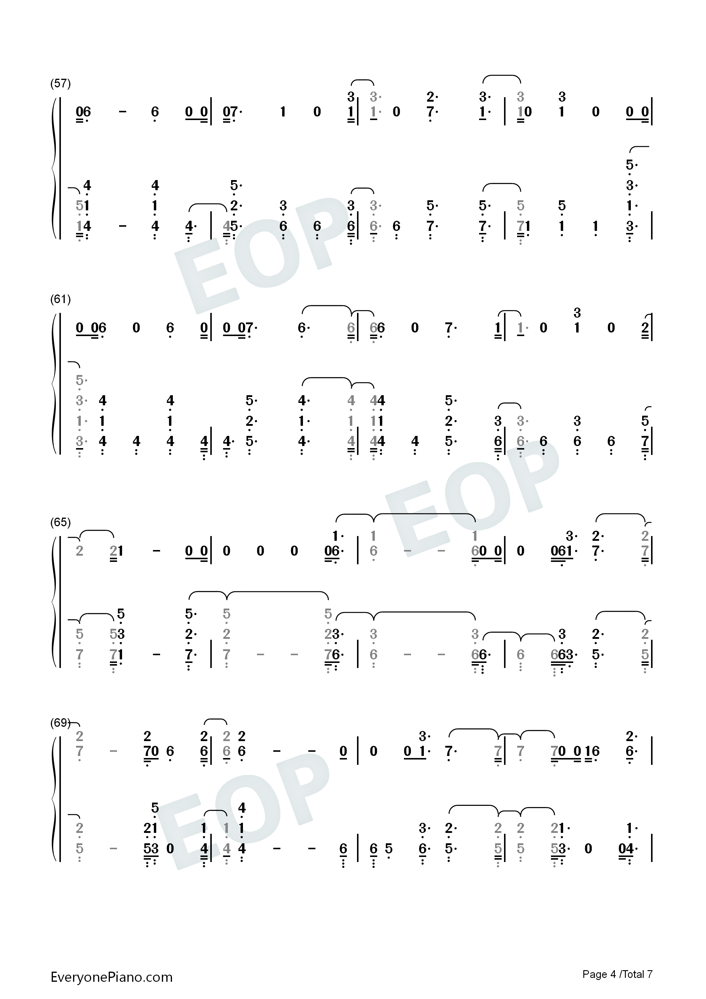 I_Miss_You钢琴简谱_Clean_Bandit演唱