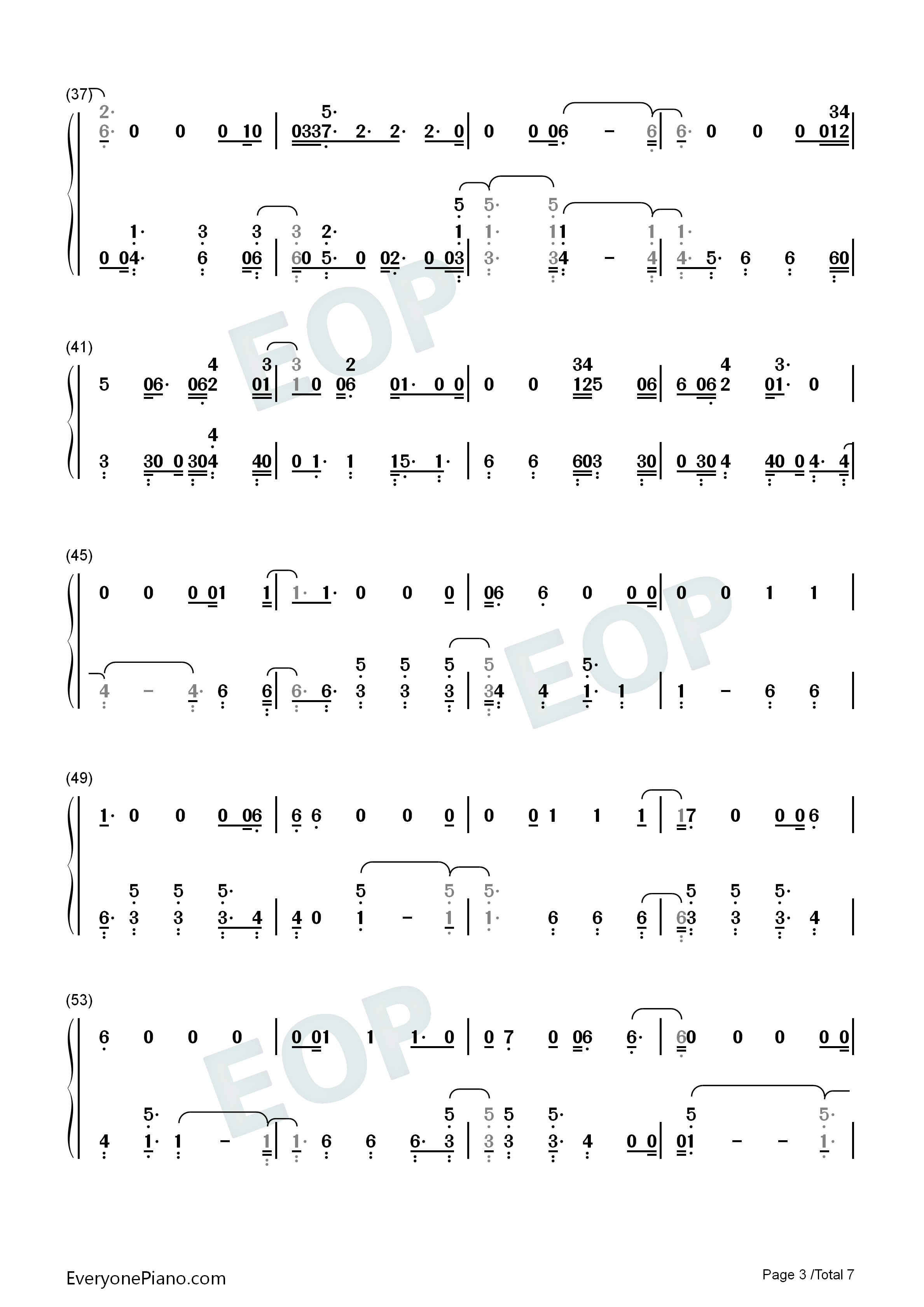 I_Miss_You钢琴简谱_Clean_Bandit演唱