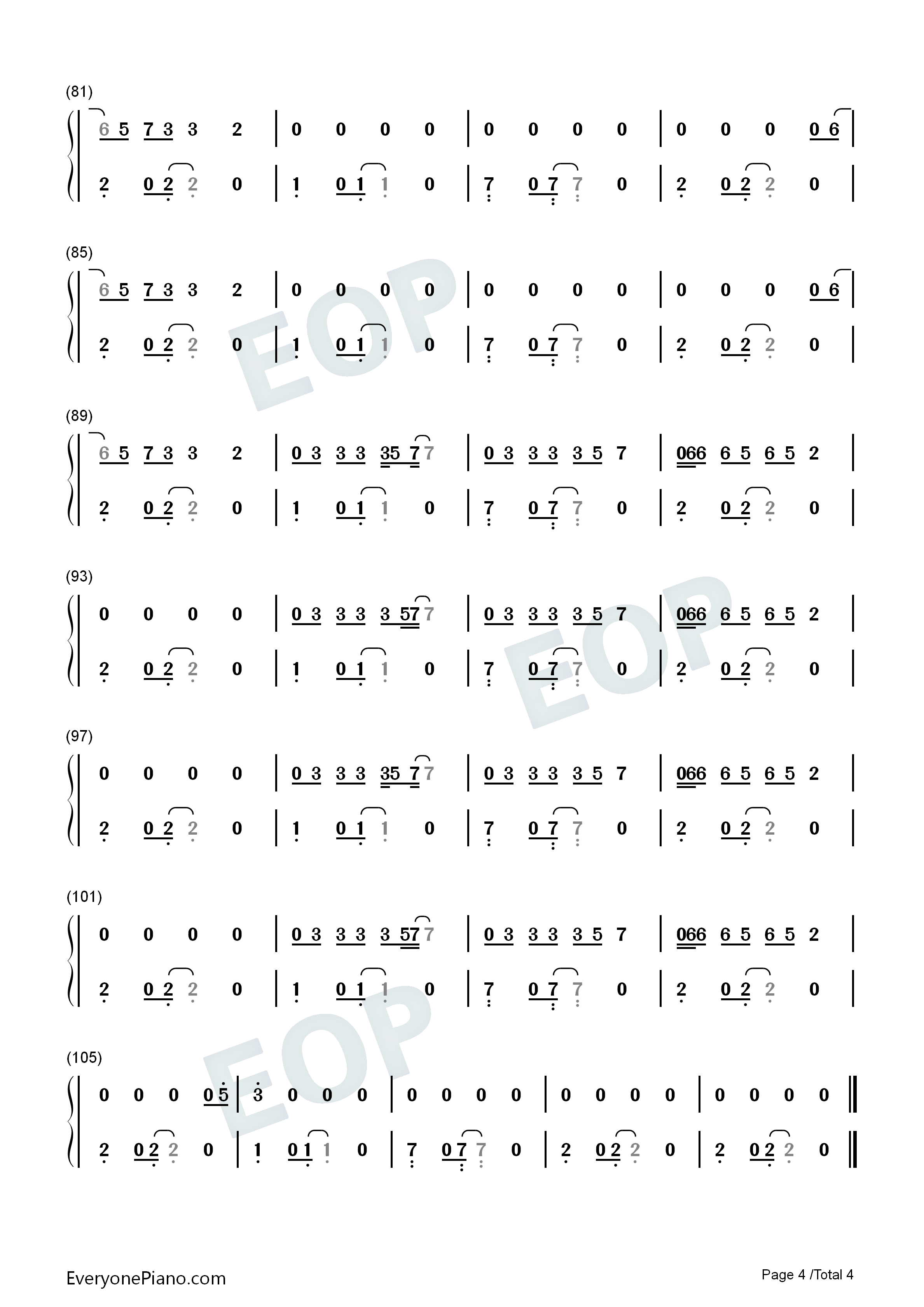 Promises钢琴简谱_Calvin_Harris_Sam_Smith演唱