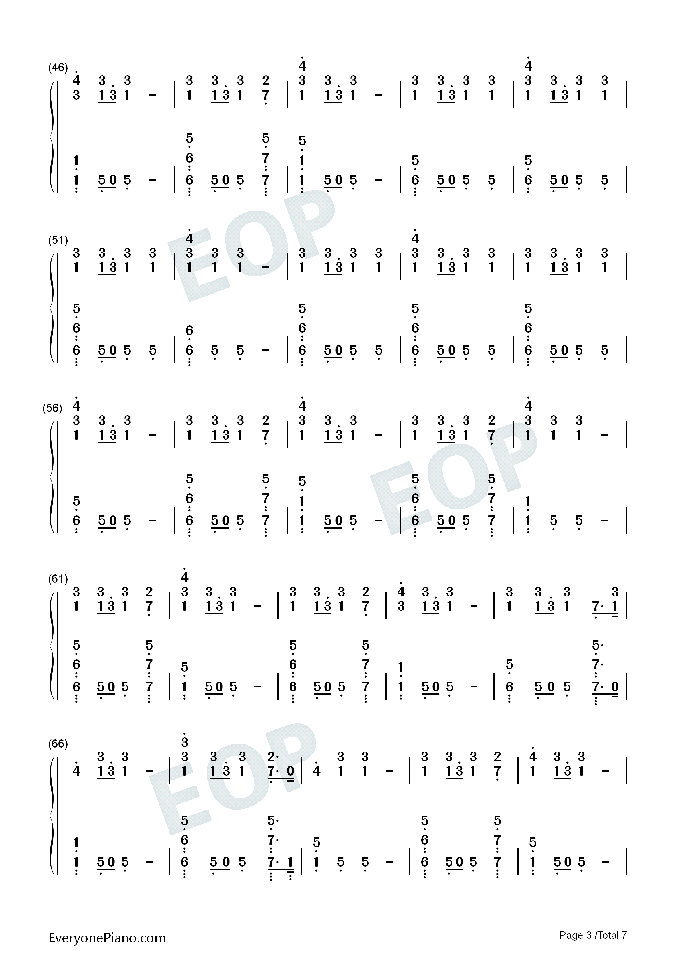 Lemon钢琴简谱_N.E.R.D_Rihanna演唱