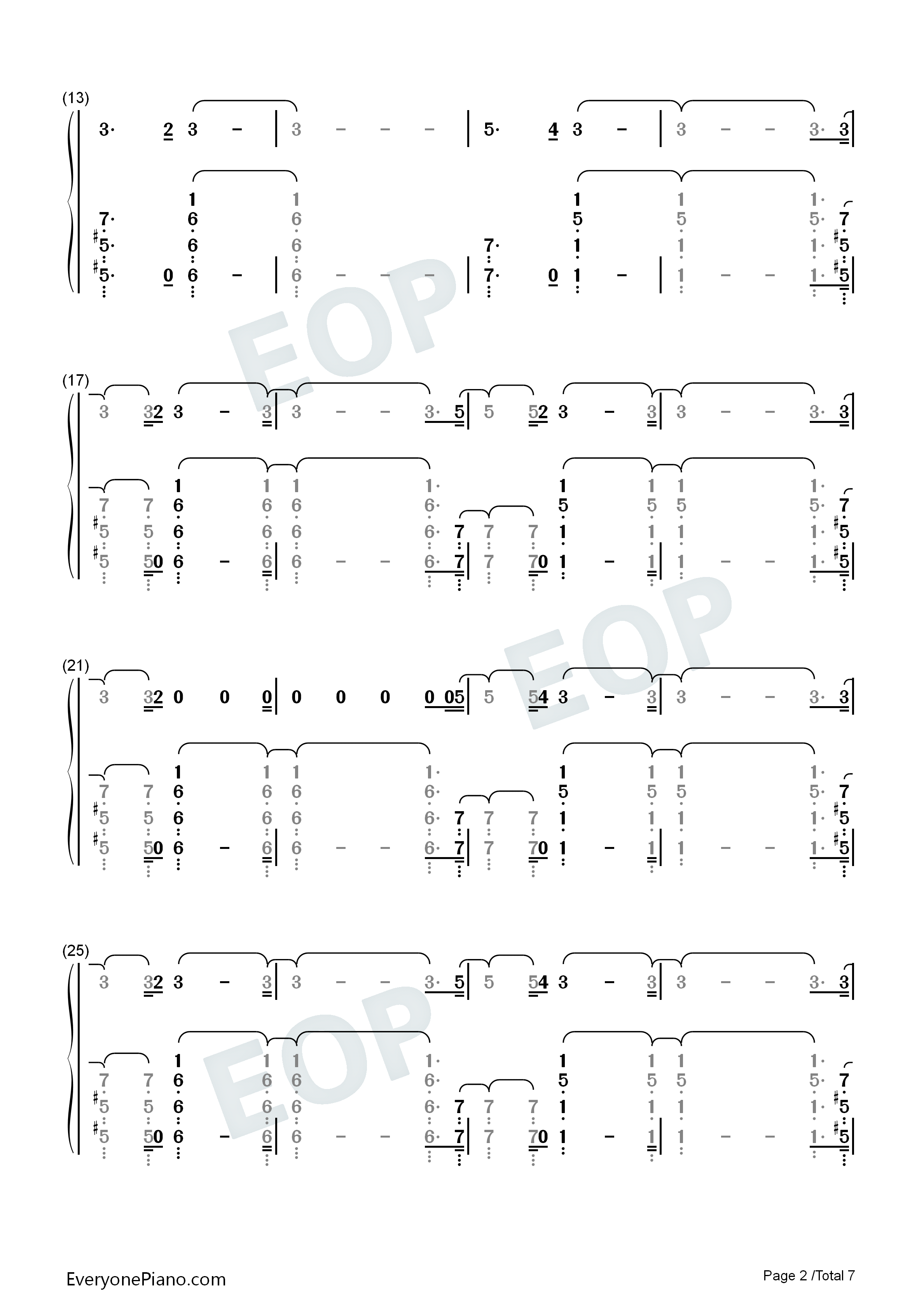 The_Thrill_of_It_All钢琴简谱_Sam_Smith演唱