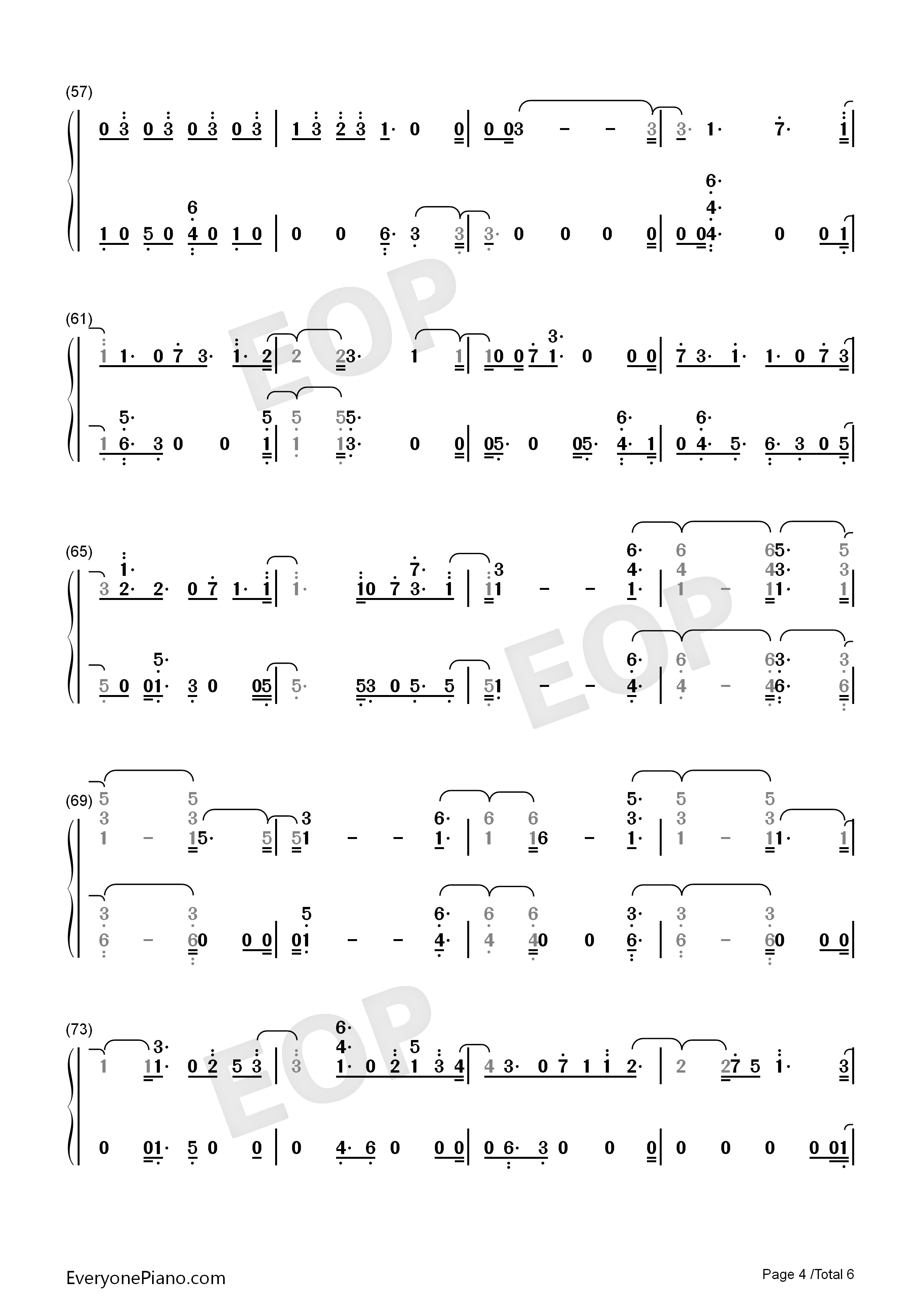 Just_Like_You钢琴简谱_Louis_Tomlinson演唱