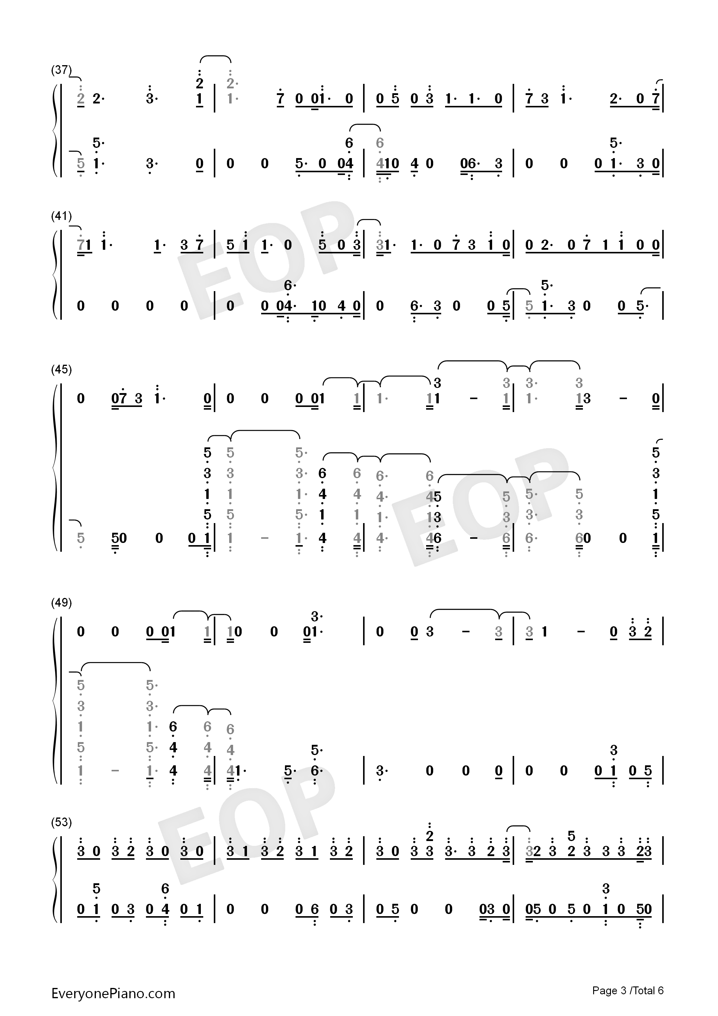 Just_Like_You钢琴简谱_Louis_Tomlinson演唱