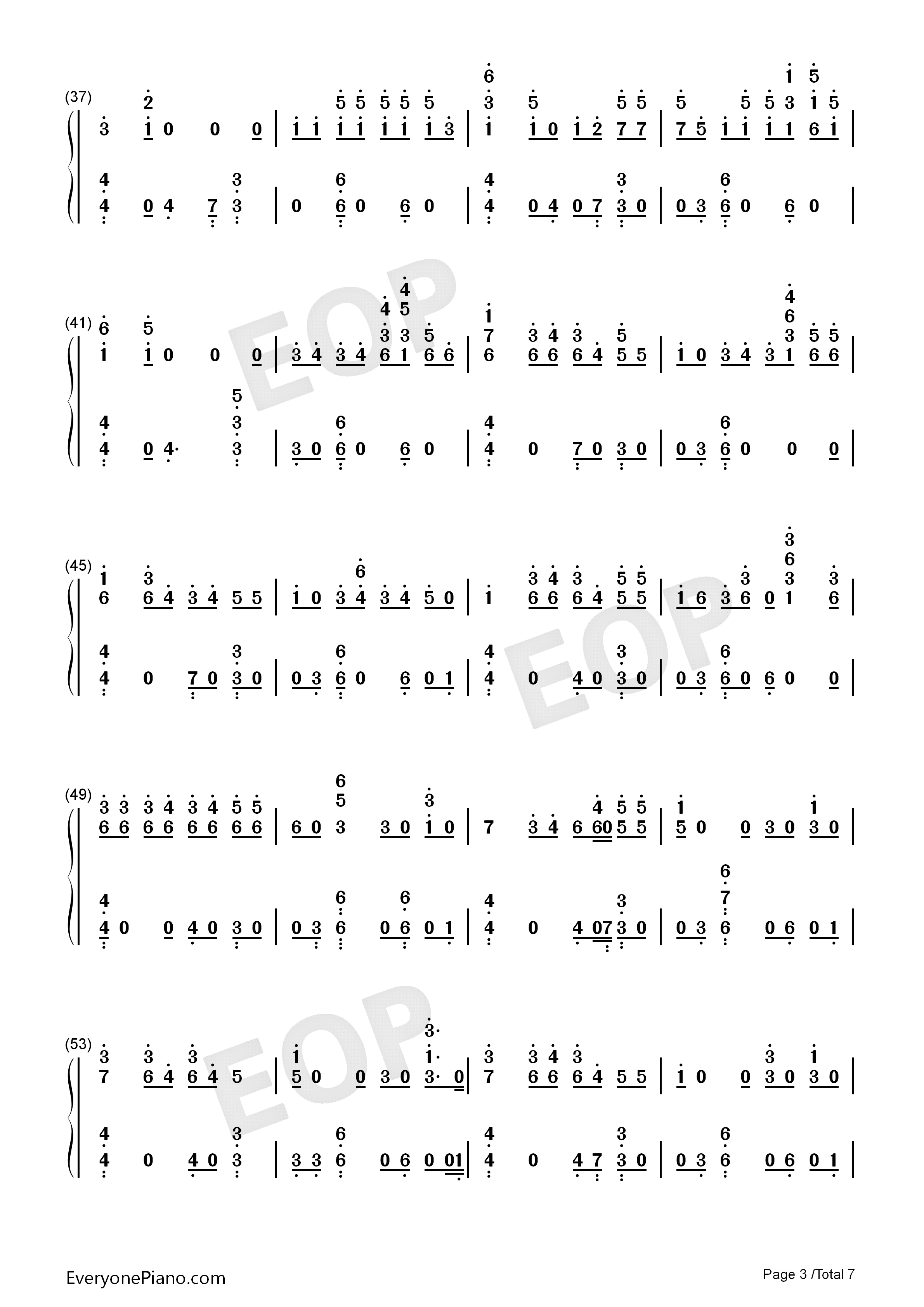 Wanted_You钢琴简谱_Nav_Lil_Uzi_Vert演唱