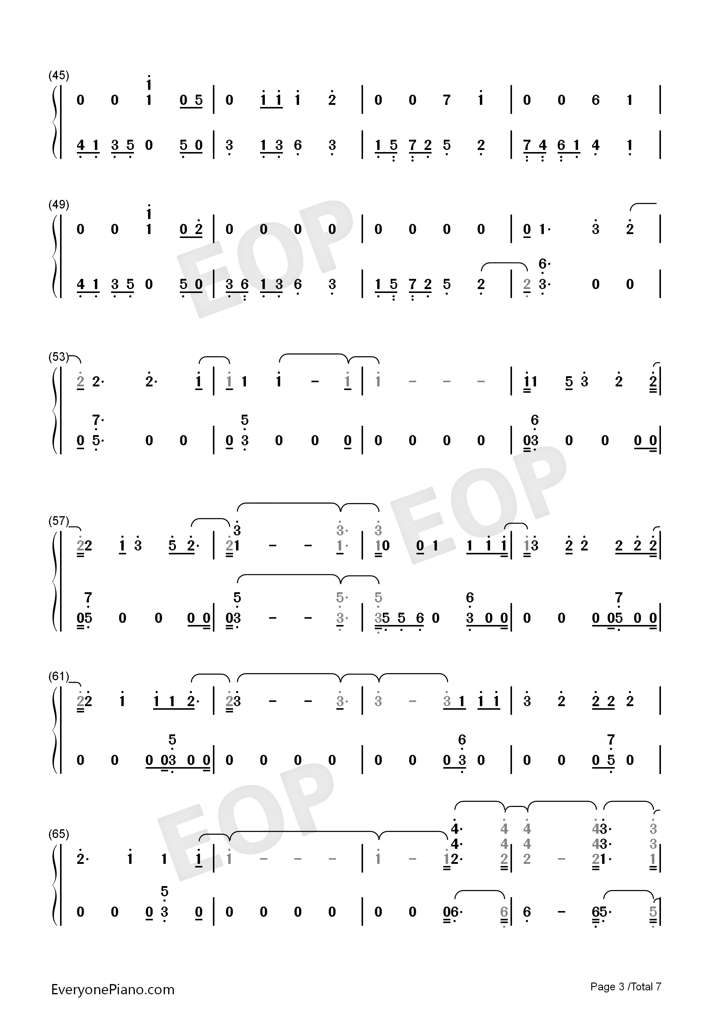 Too_Much_To_Ask钢琴简谱_Niall_Horan演唱