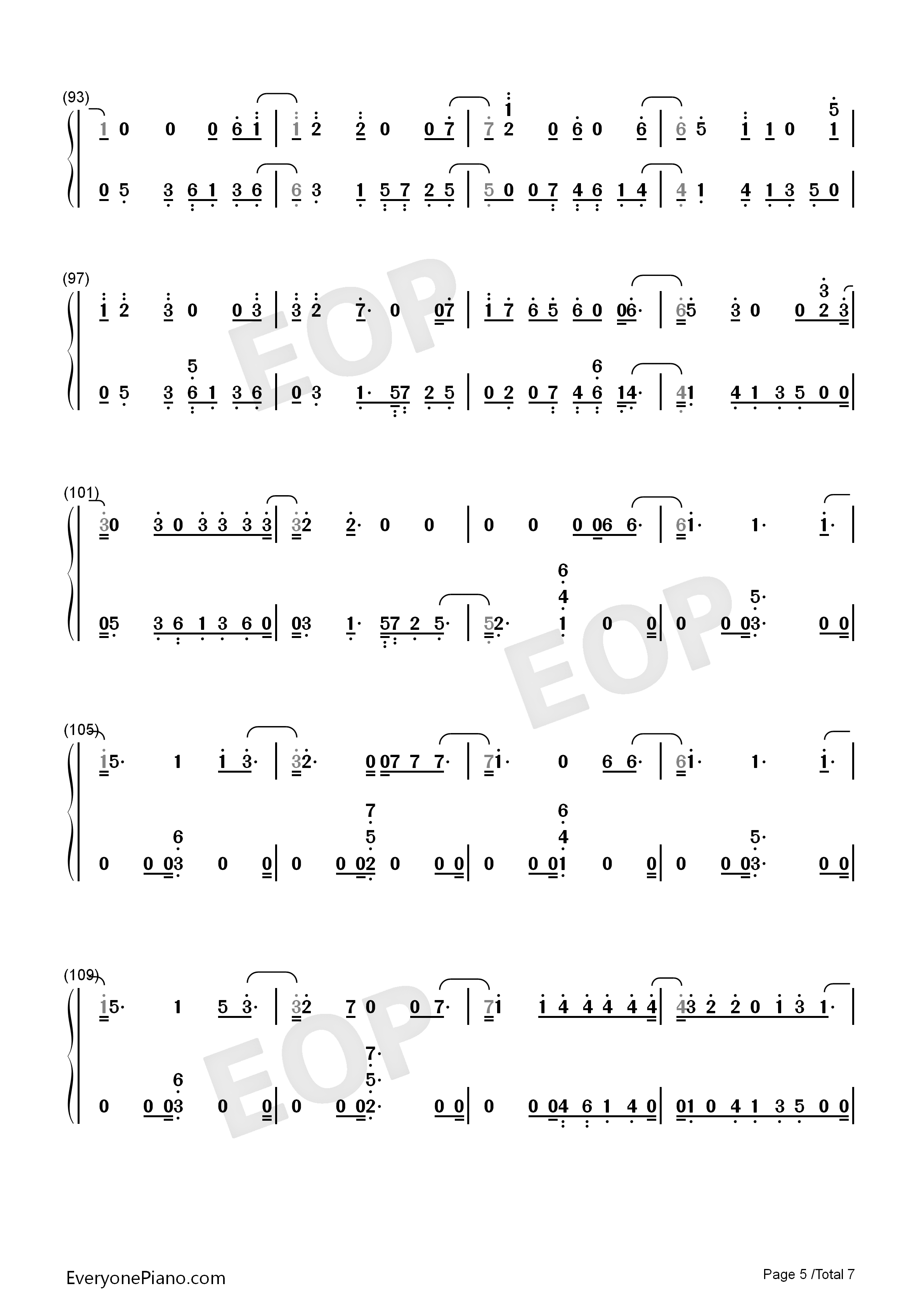 Too_Much_To_Ask钢琴简谱_Niall_Horan演唱