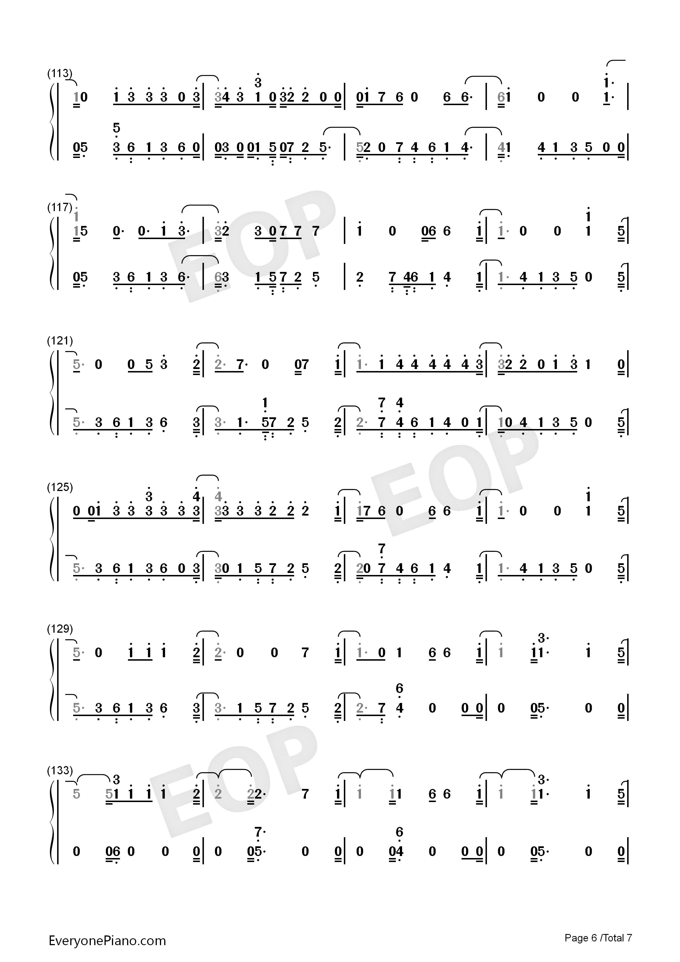 Too_Much_To_Ask钢琴简谱_Niall_Horan演唱