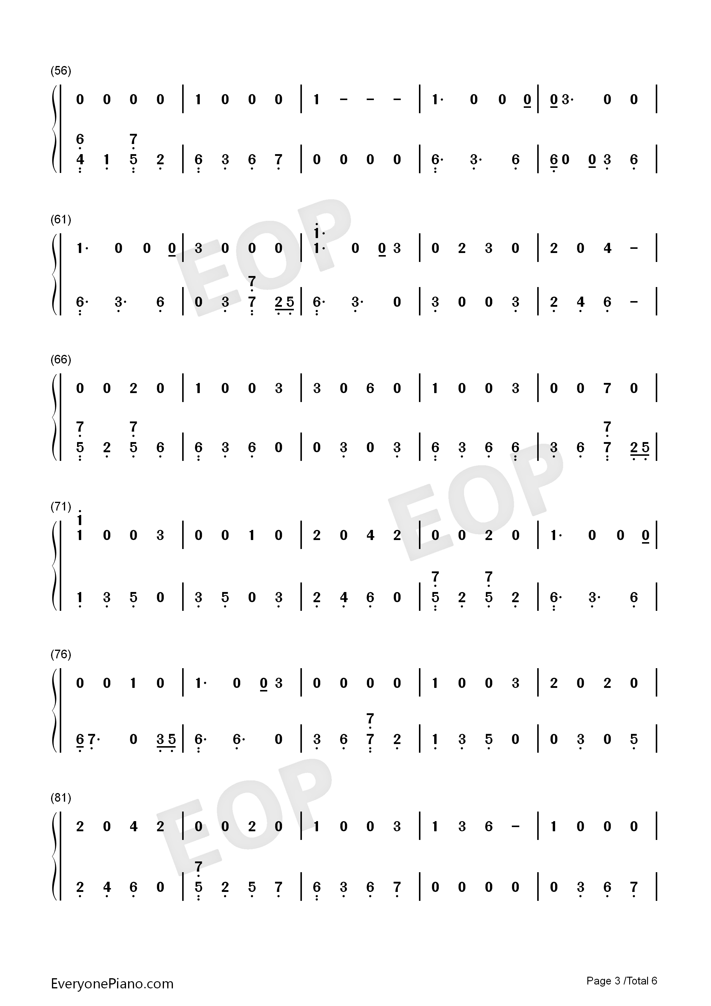 I_Would_Die_for_You钢琴简谱_Miley_Cyrus演唱