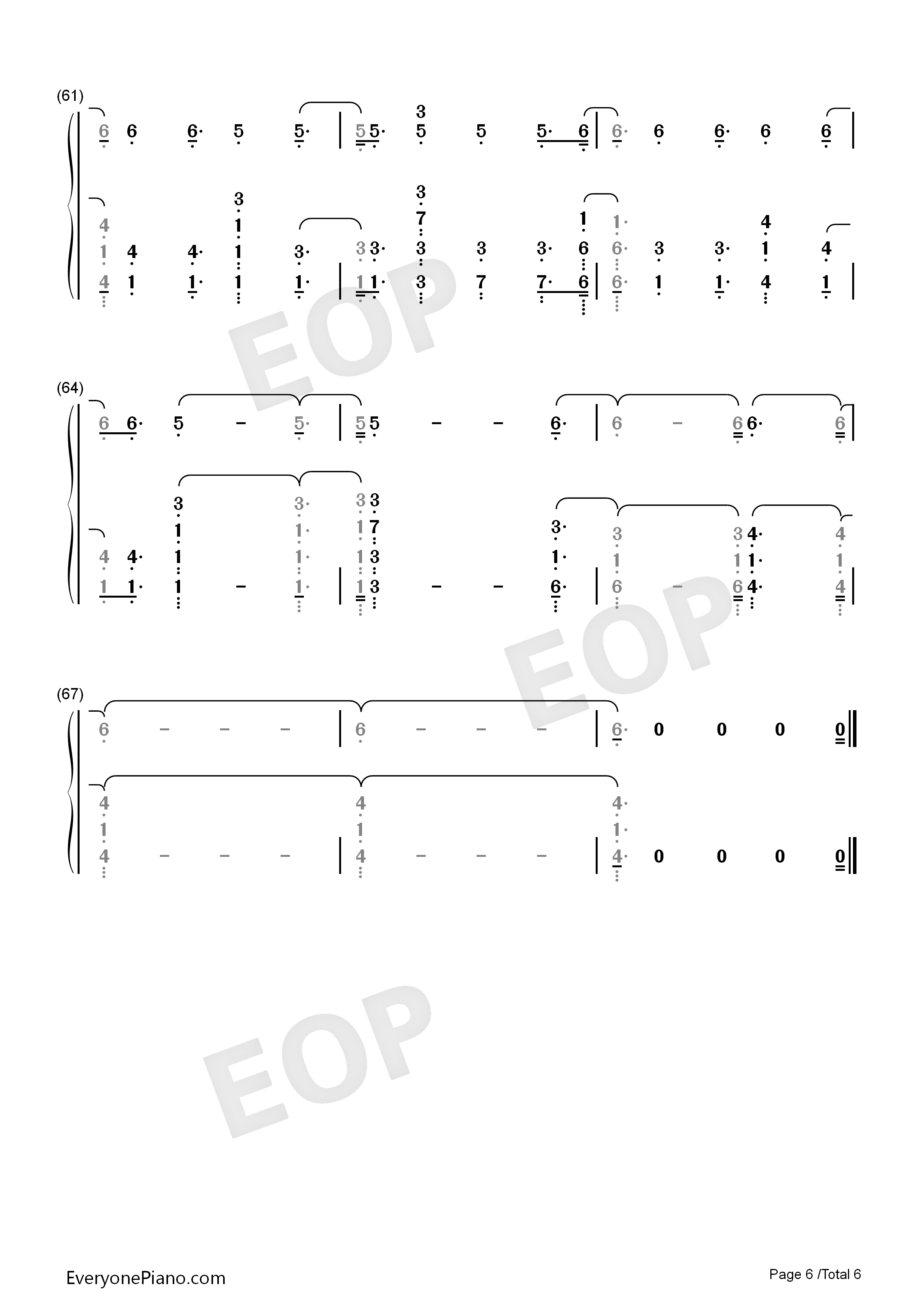Naked钢琴简谱_James_Arthur演唱